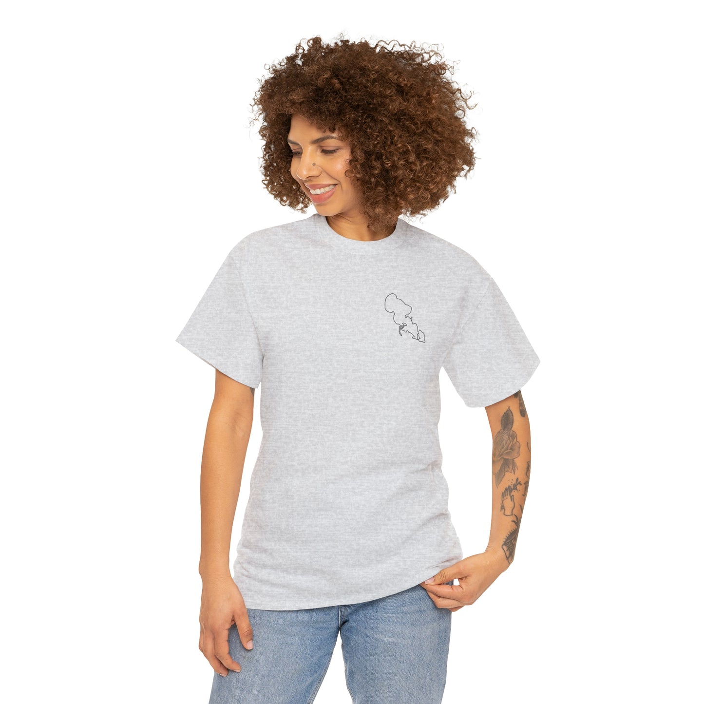 Trolling Motor Fishing - Lac LaBelle Unisex Heavy Tee Shirt