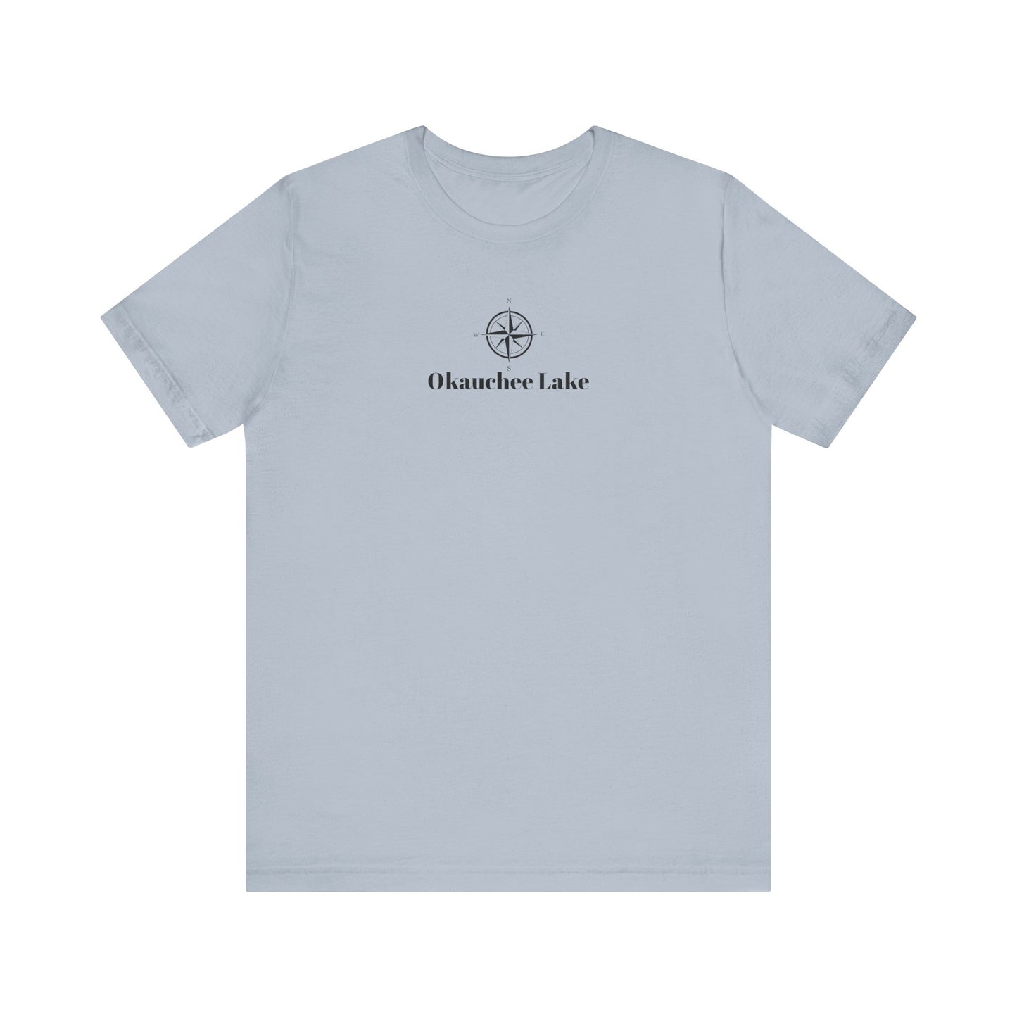 Okauchee Lake Compass Rose Unisex Lightweight Short Sleeve Tee