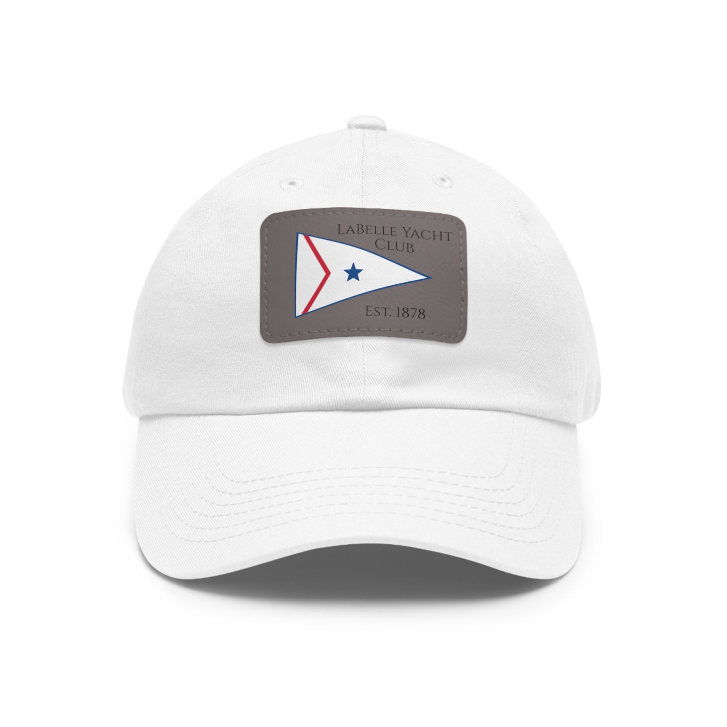 LaBelle Yacht Club Embroidered Hat with Leather Patch