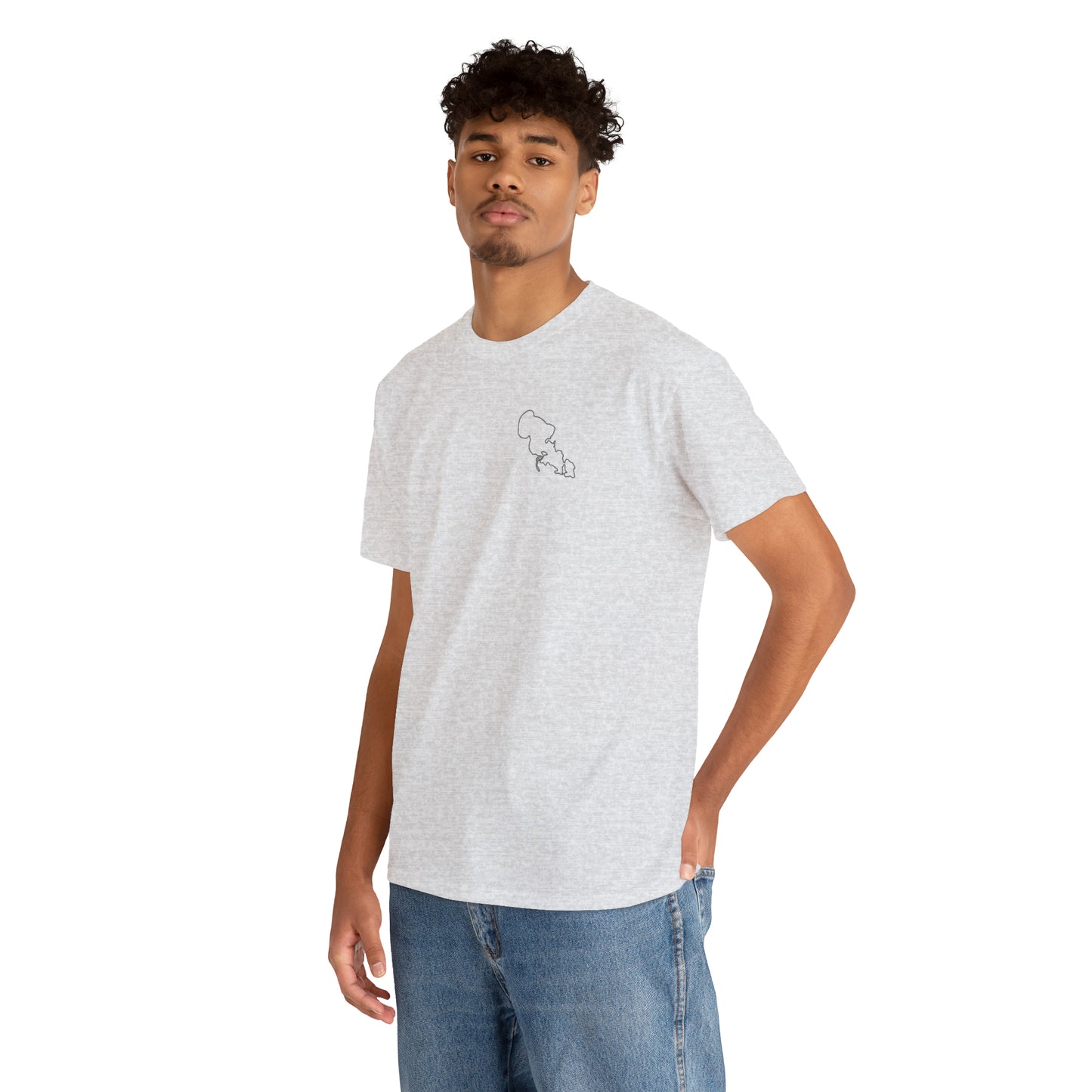 Trolling Motor Fishing - Lac LaBelle Unisex Heavy Tee Shirt