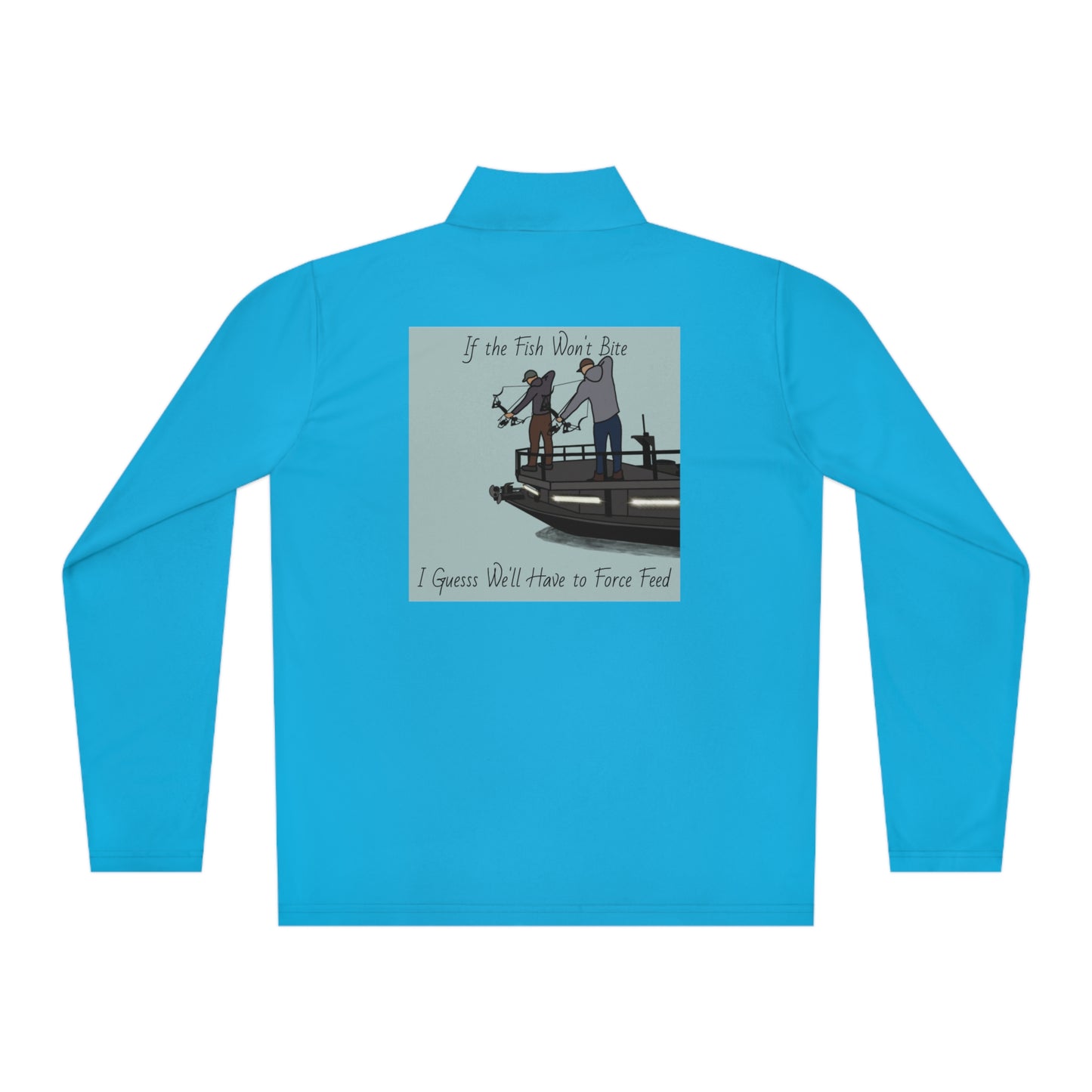Bow fishing and Compass Rose Model - Unisex Quarter-Zip
