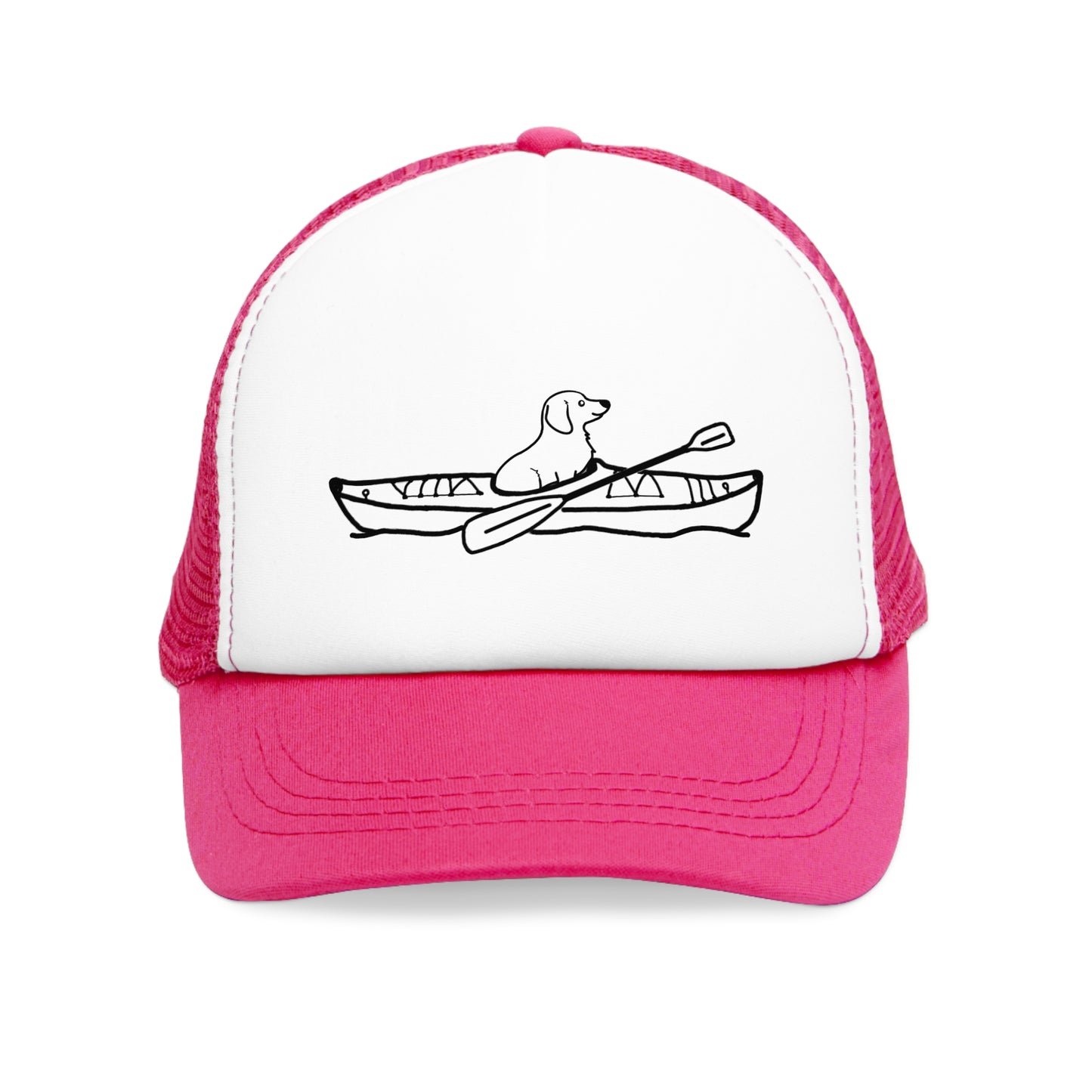 Kayak Dog Dachshund - Mesh Trucker Cap