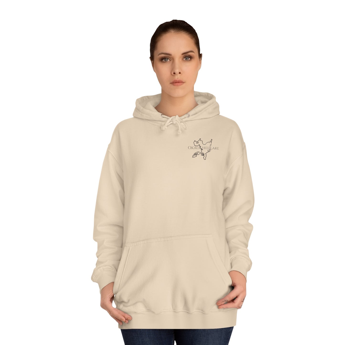 Bow fishing on Okauchee Lake - Medium Weight Hoodie