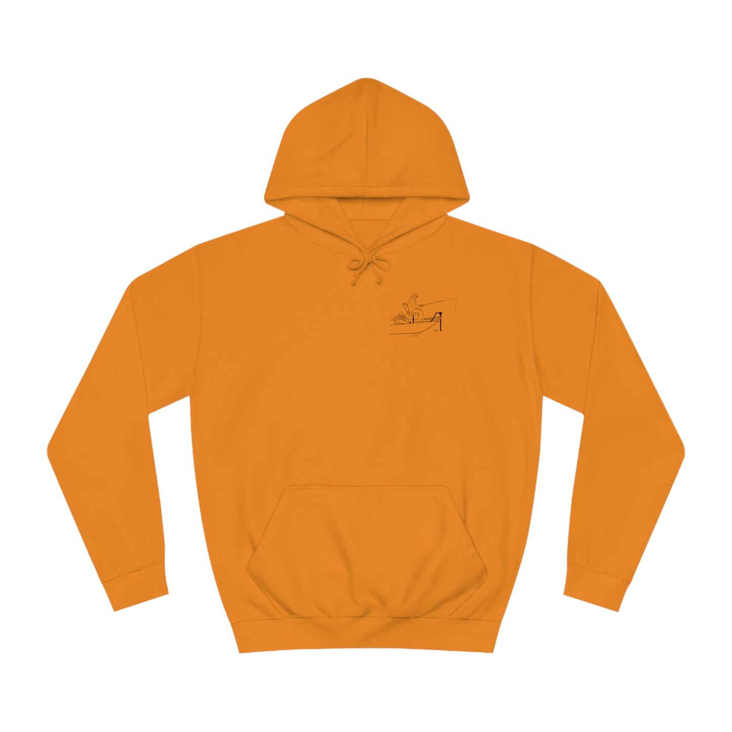 Trolling Motor Fishing Patch - Lac LaBelle Unisex Hoodie Medium Weight