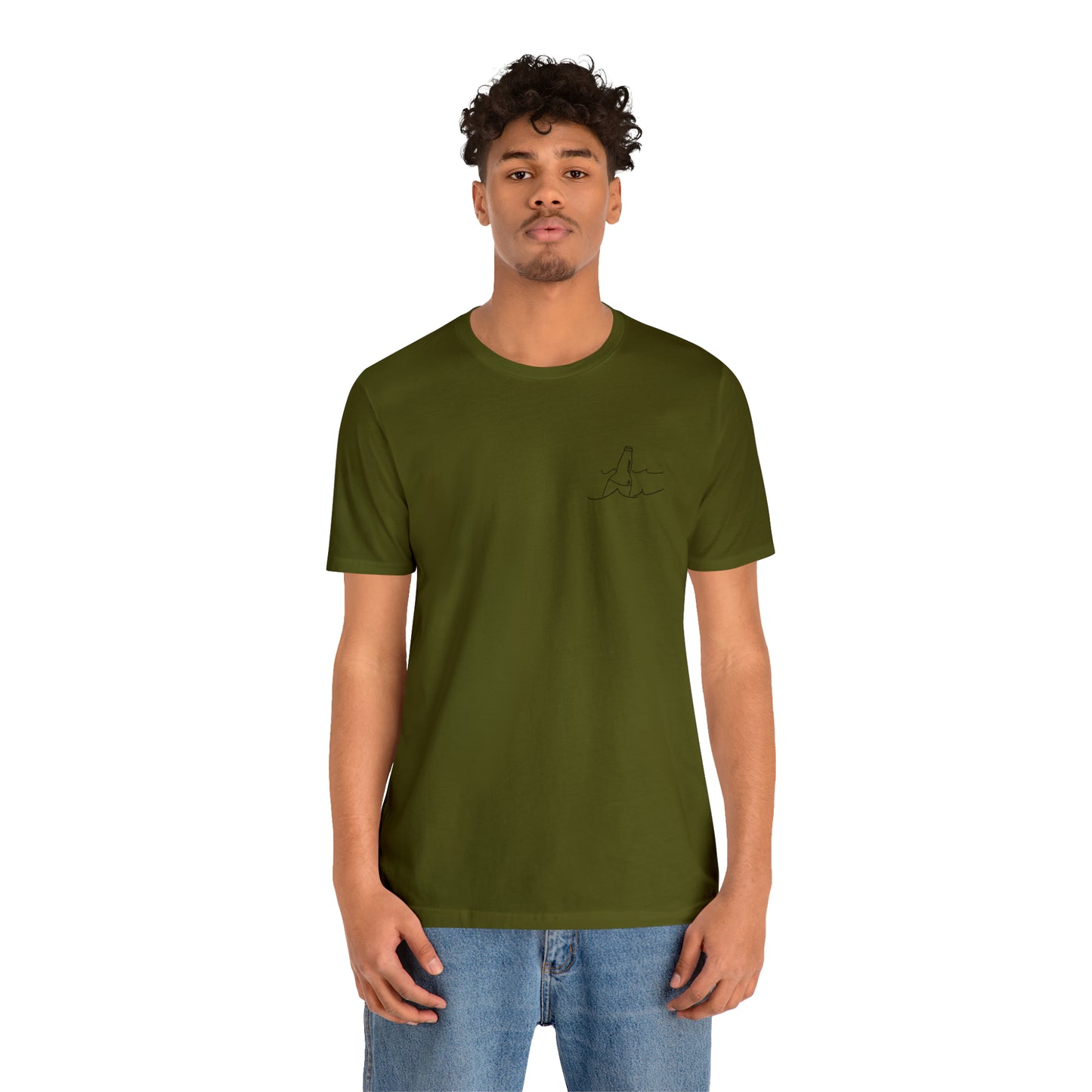 Bottle Patch - lac LaBelle Unisex Lightweight Short Sleeve Tee