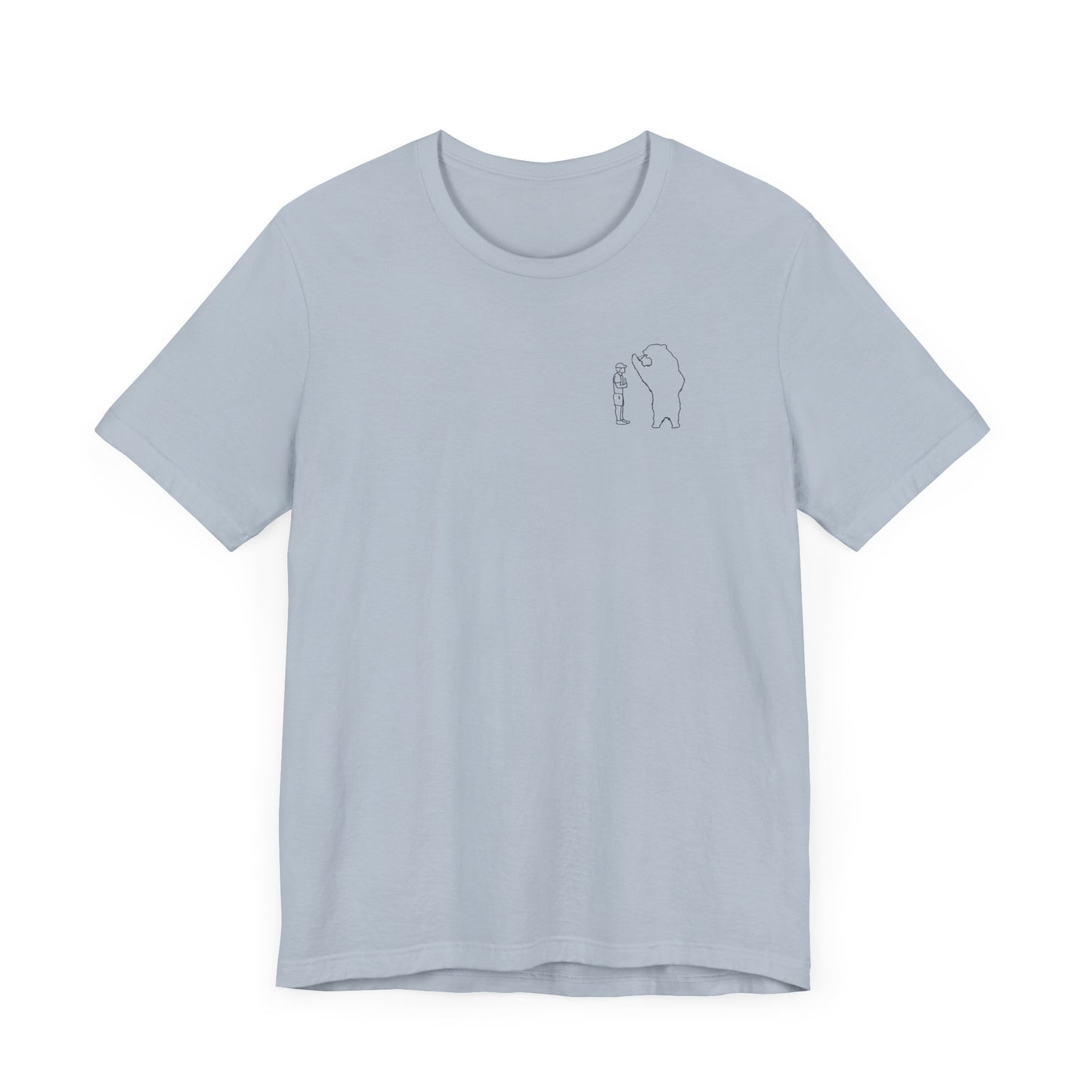 Papa Bear Yellowstone National Park Unisex Lightweight Short Sleeve Tee