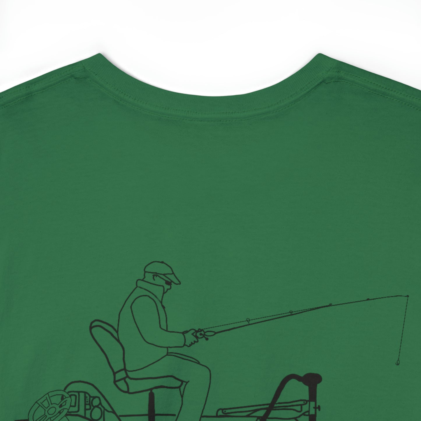 Trolling Motor Fishing - Lac LaBelle Unisex Heavy Tee Shirt