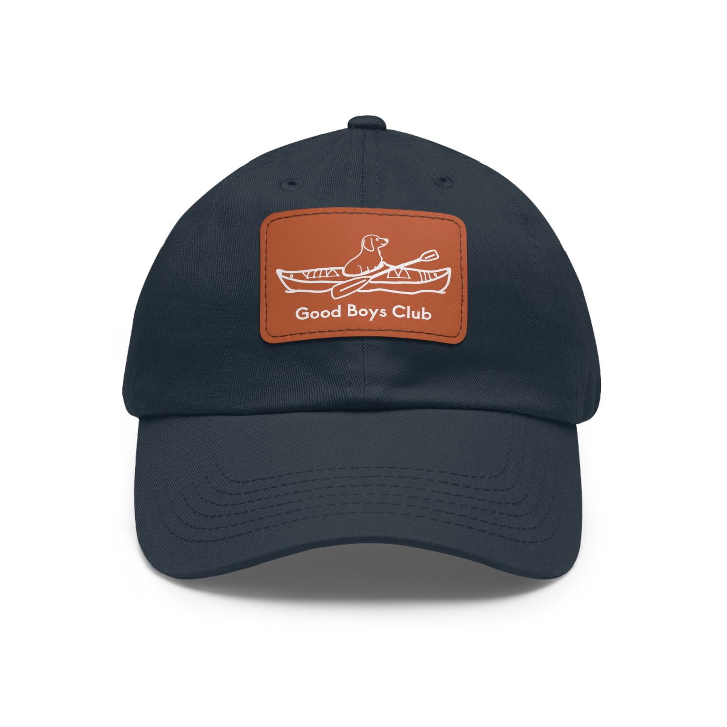 Good Boys Club Dachshund Kayak Dog - Hat with Leather Patch