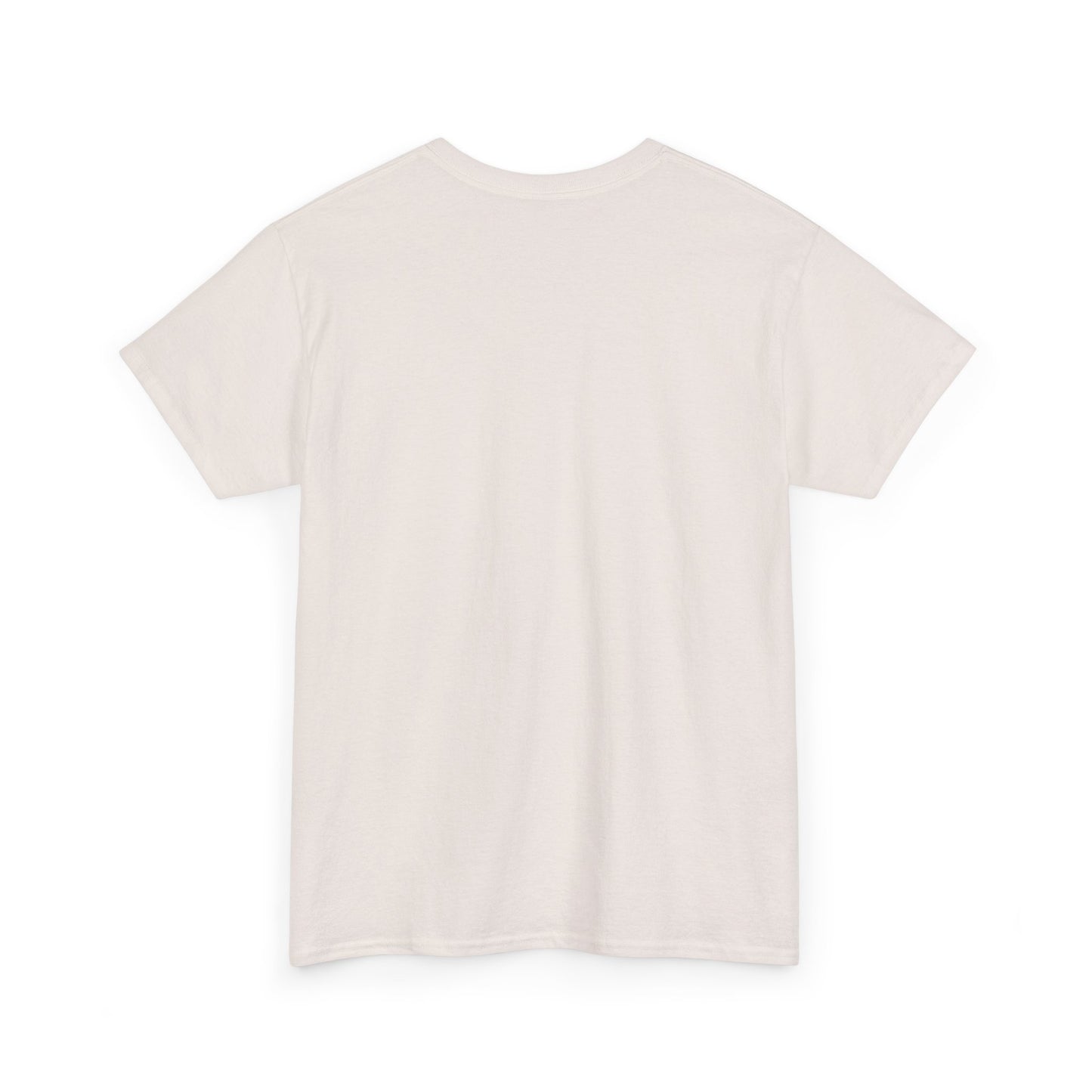 Unisex Heavy Cotton Tee (Kayak Dog Golden Retriever Design)