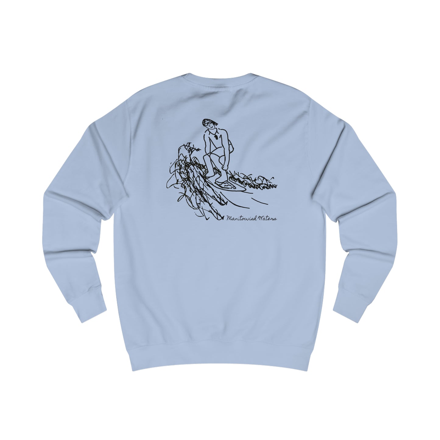 Manitowish Waters Surf Sketch - Men's Crewneck