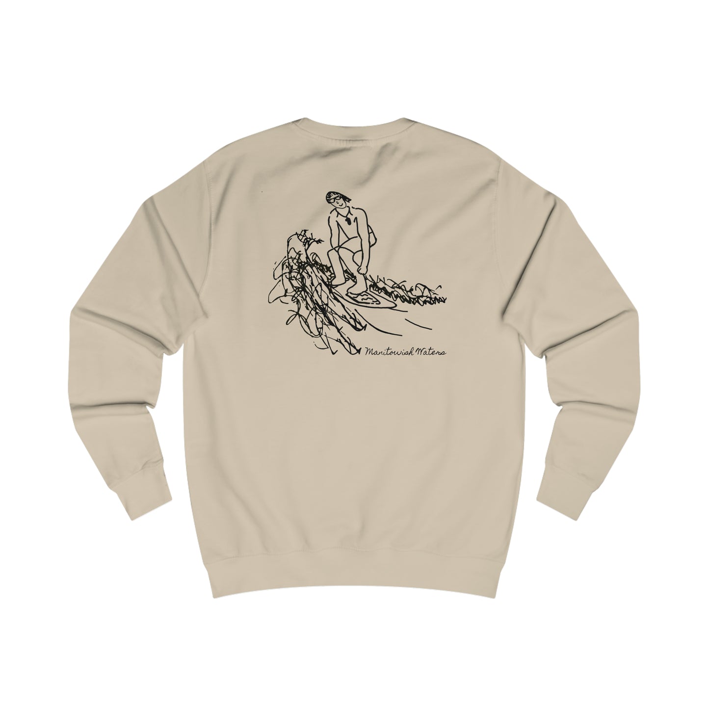 Manitowish Waters Surf Sketch - Men's Crewneck