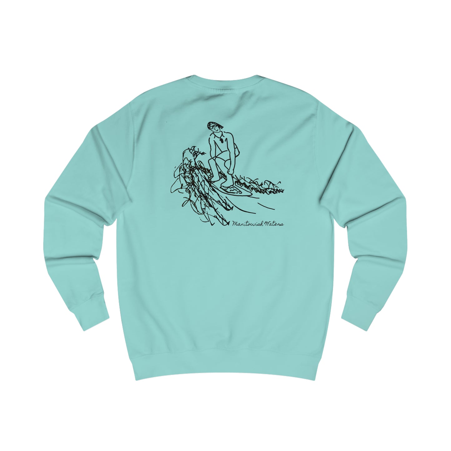 Manitowish Waters Surf Sketch - Men's Crewneck