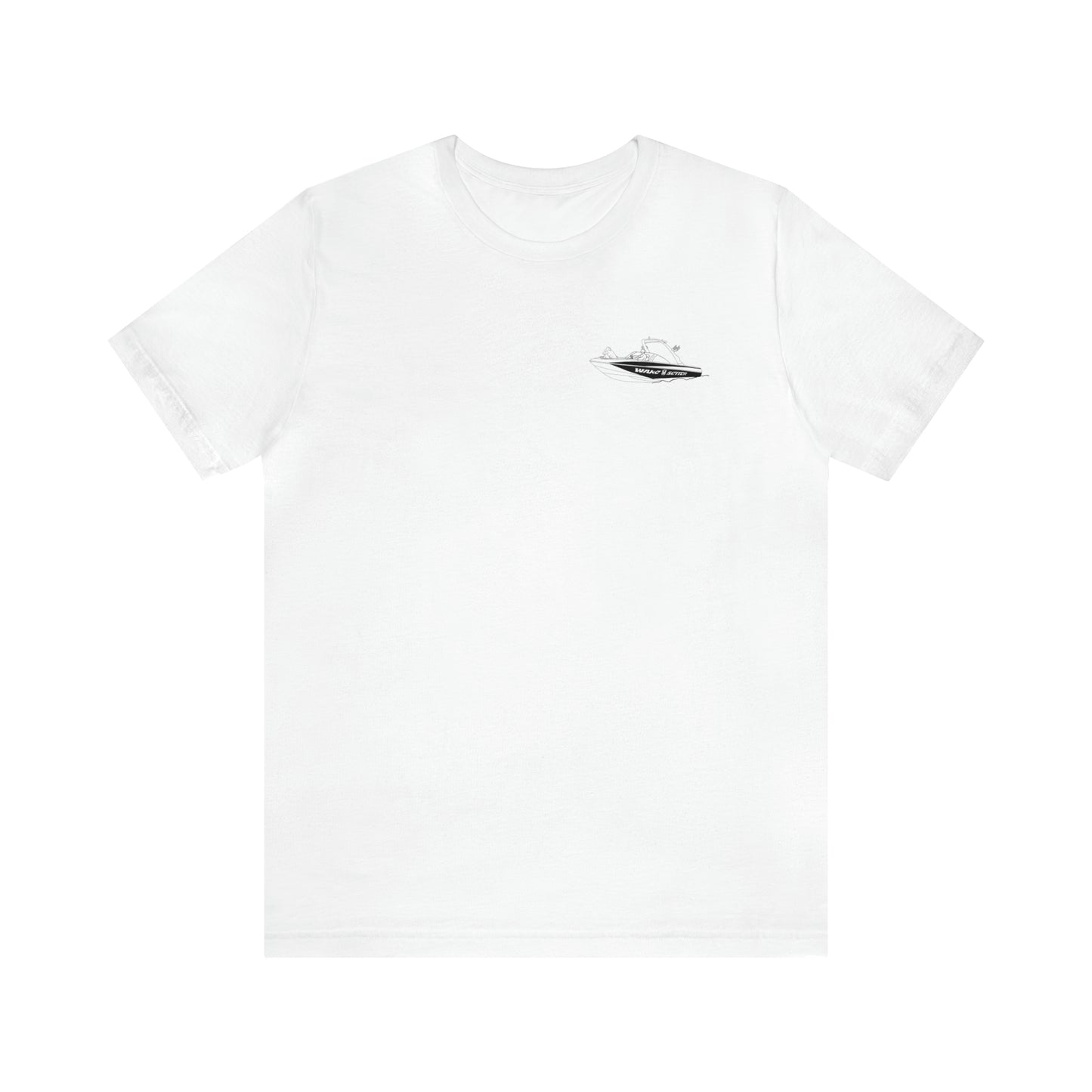 Okauchee Lake, Malibu Wakesetter - Unisex Lightweight Short Sleeve Tee