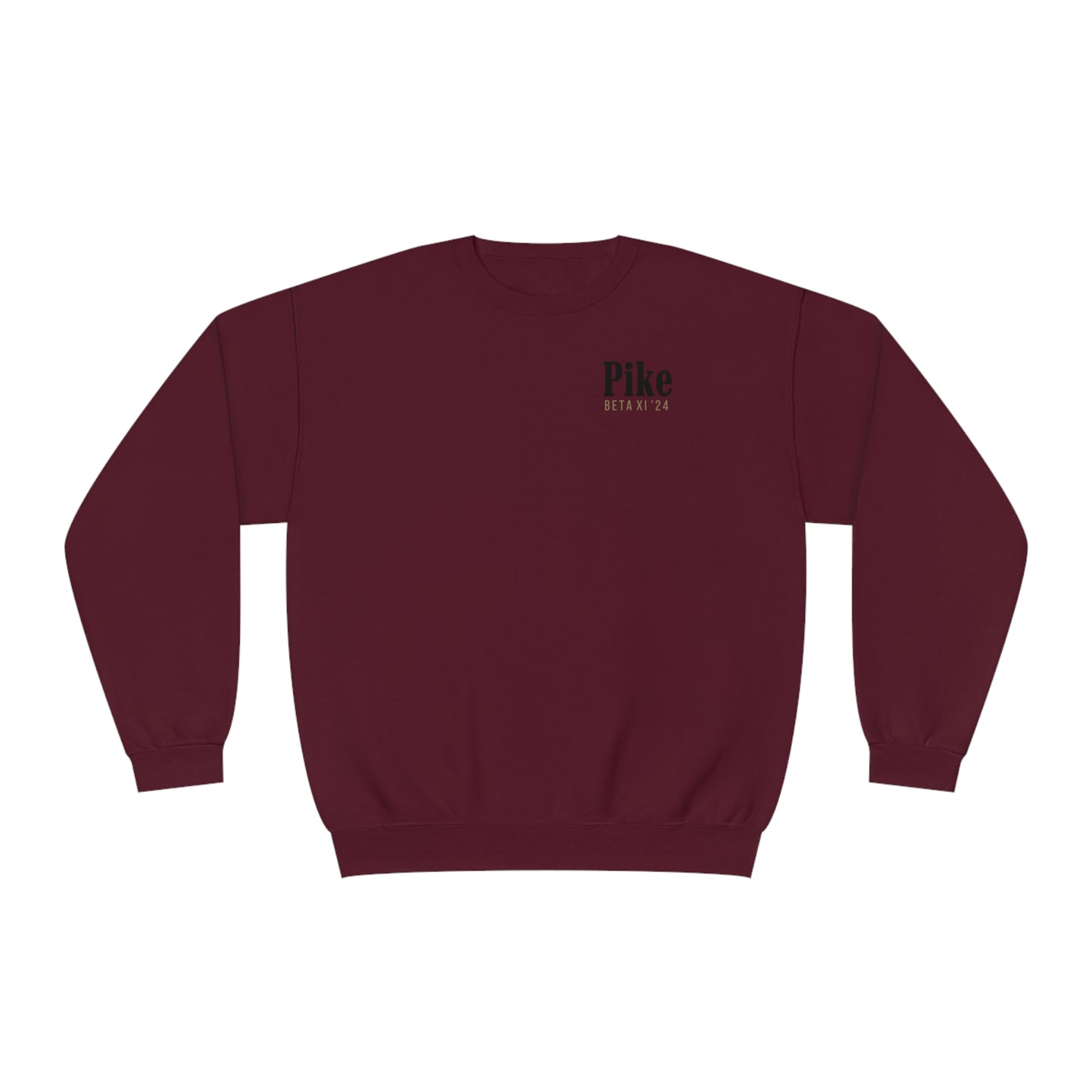 Pike Mockup 1 Crewneck Sweatshirt budwiser red