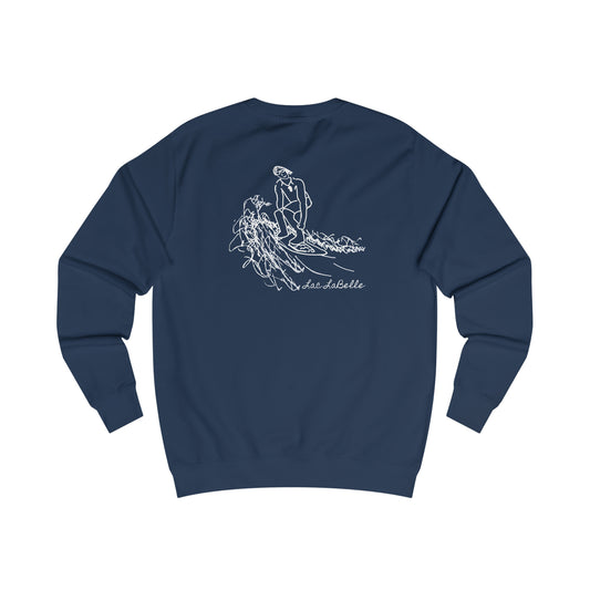 Surf Sketch, Lac LaBelle Men's Crewneck