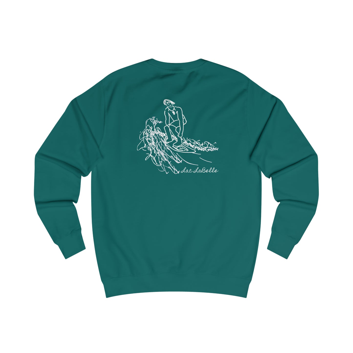 Surf Sketch, Lac LaBelle Men's Crewneck