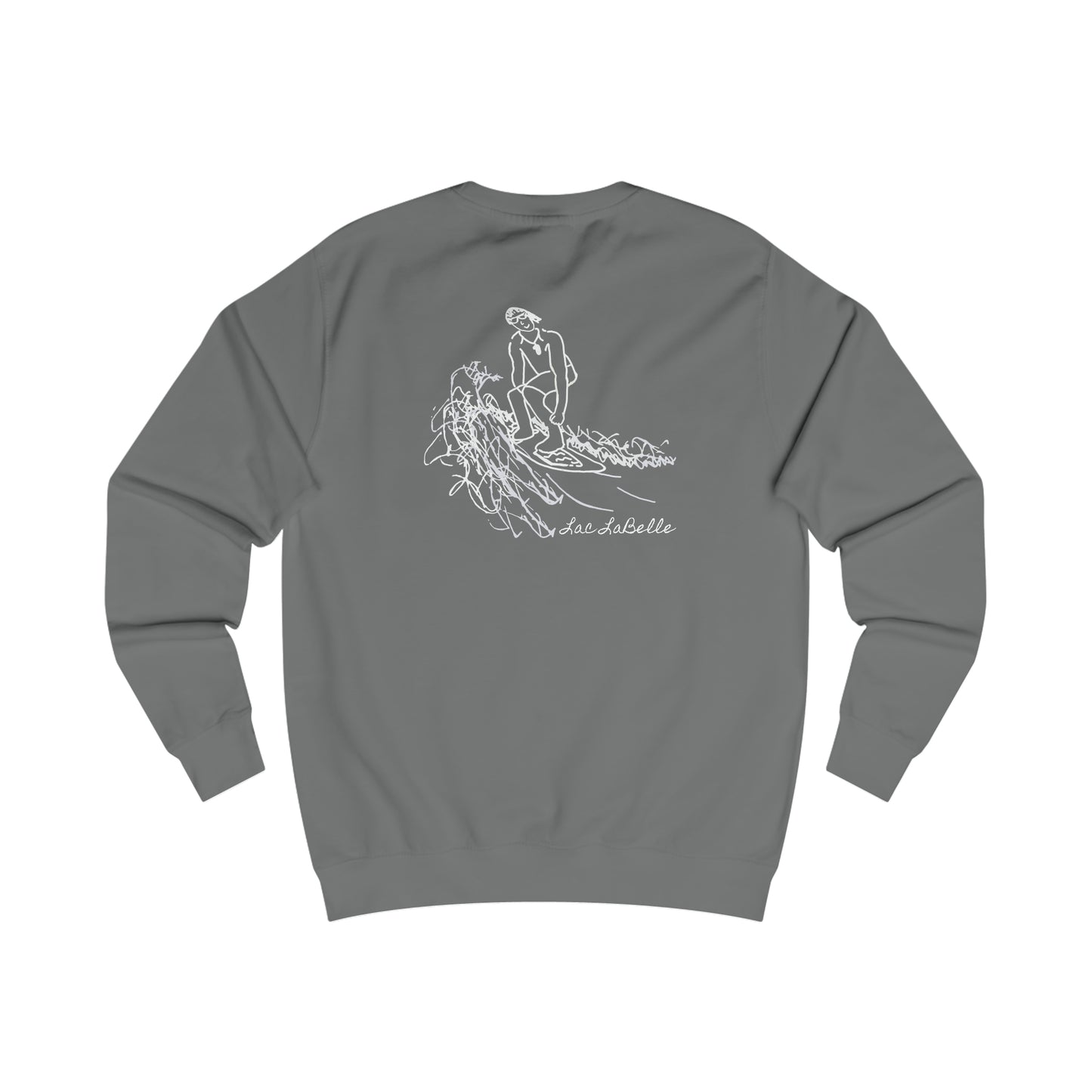 Surf Sketch, Lac LaBelle Men's Crewneck