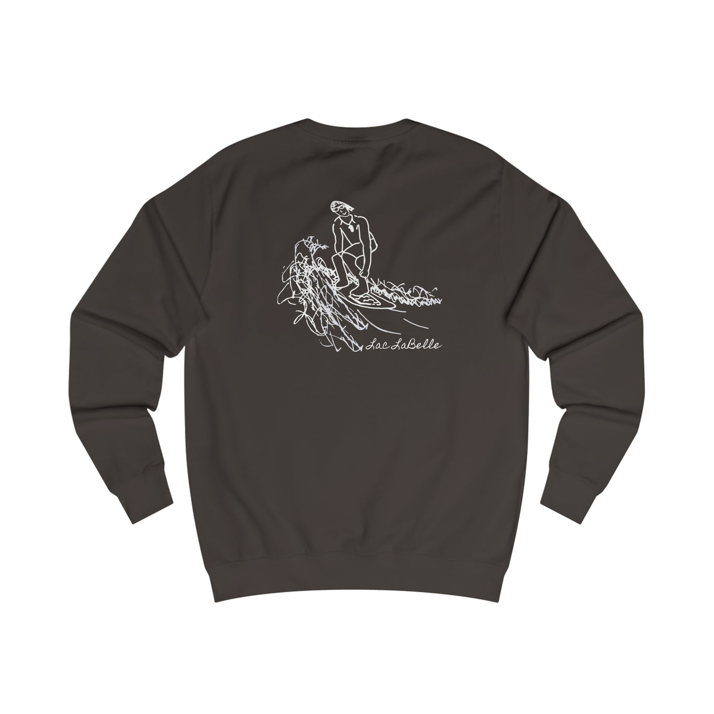 Surf Sketch, Lac LaBelle Men's Crewneck