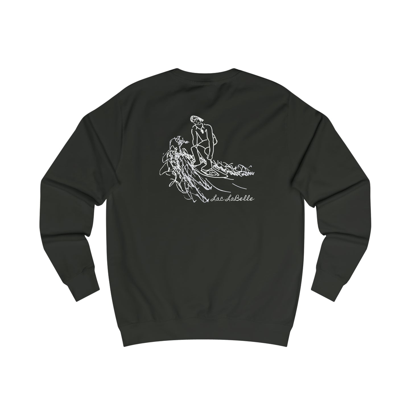 Surf Sketch, Lac LaBelle Men's Crewneck