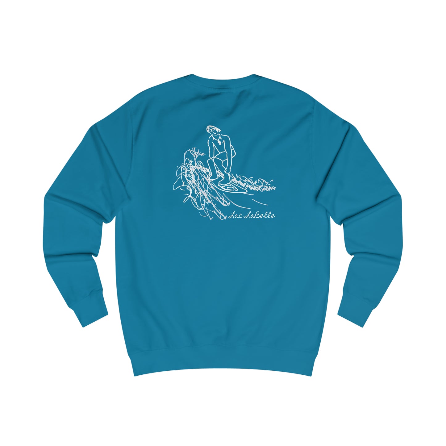 Surf Sketch, Lac LaBelle Men's Crewneck