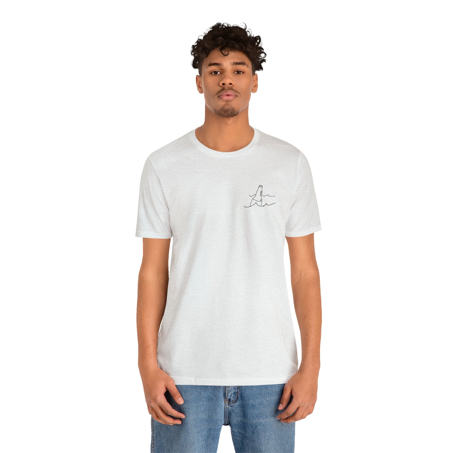 Bottle Patch - lac LaBelle Unisex Lightweight Short Sleeve Tee