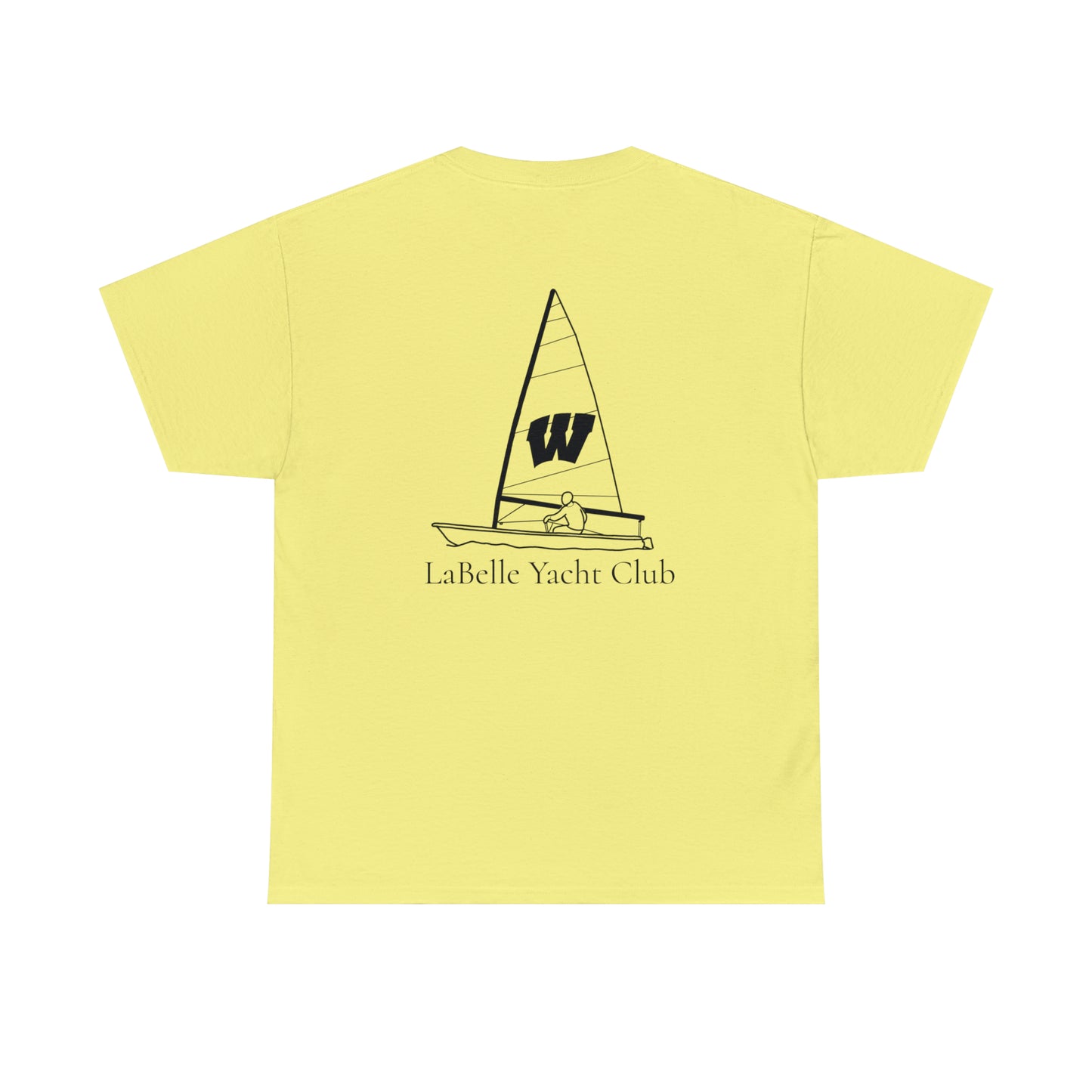 LaBelle Yacht Club Wisconsin Sail Boat - Unisex Heavy Tee Shirt