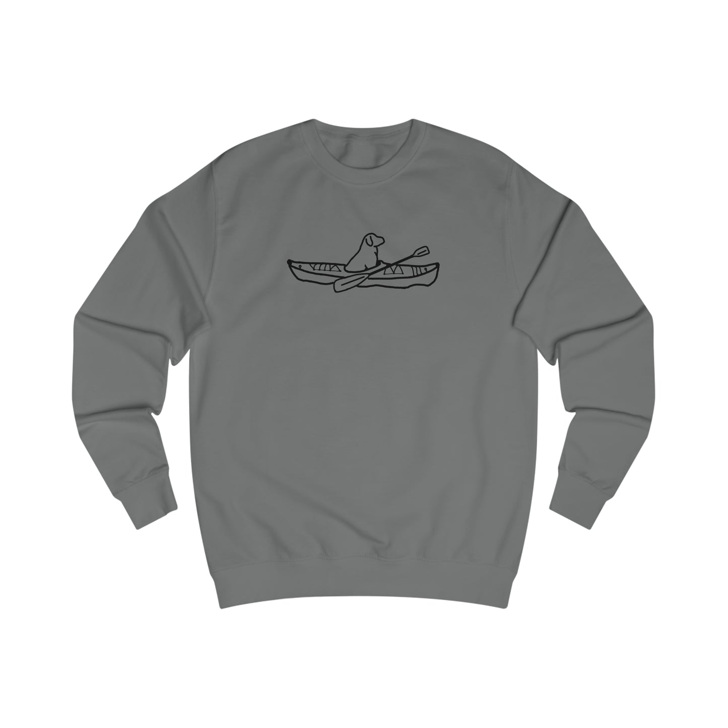 Manitowish Waters Kayak Dog - Men's Sweatshirt