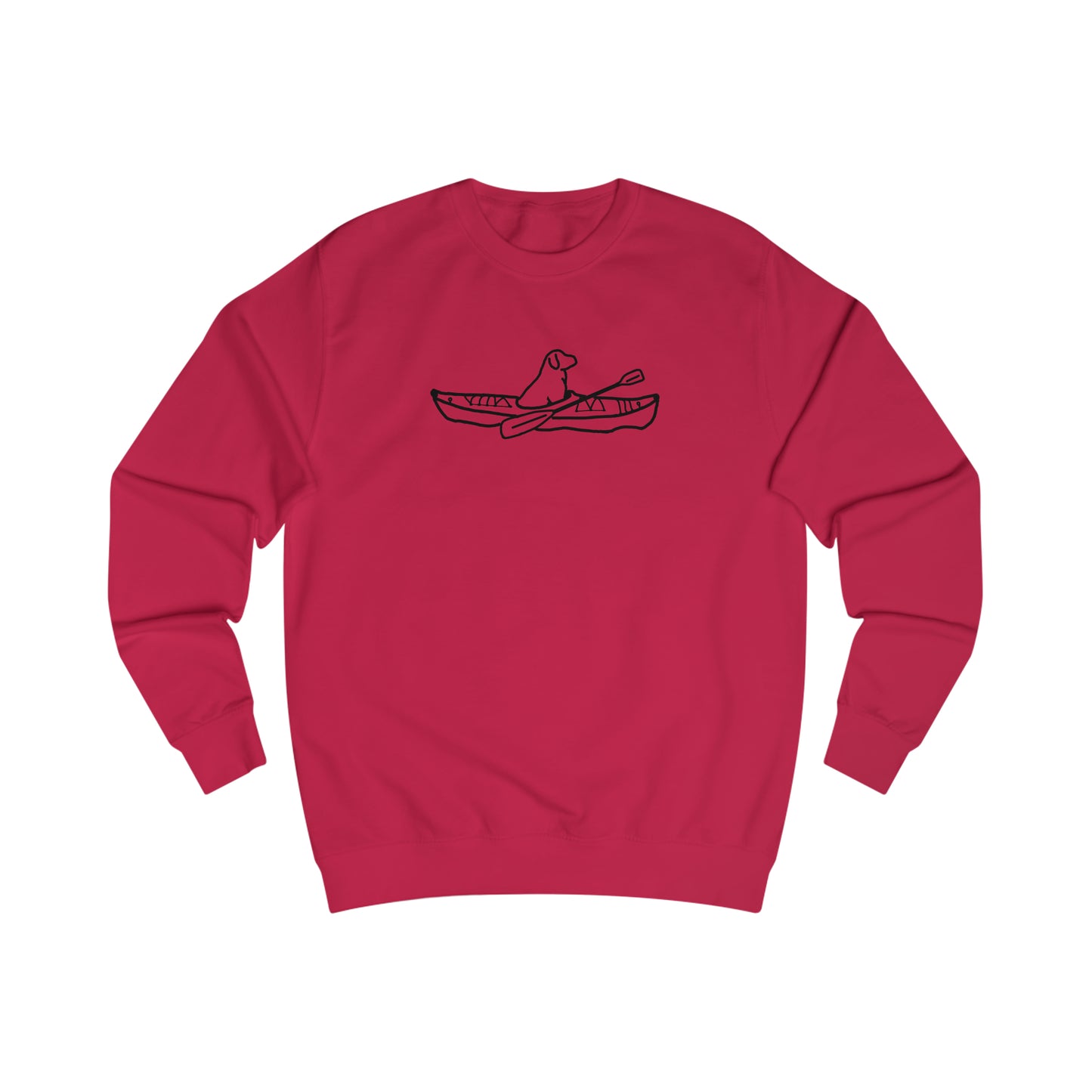 Manitowish Waters Kayak Dog - Men's Sweatshirt