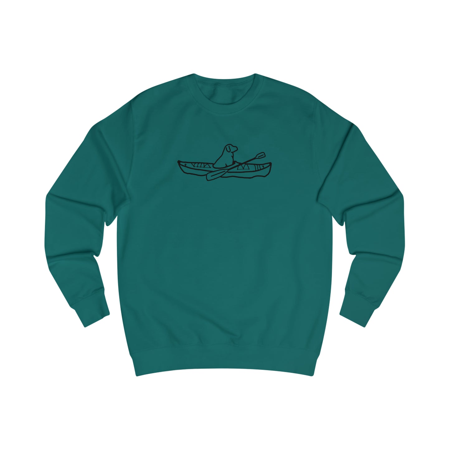 Manitowish Waters Kayak Dog - Men's Sweatshirt