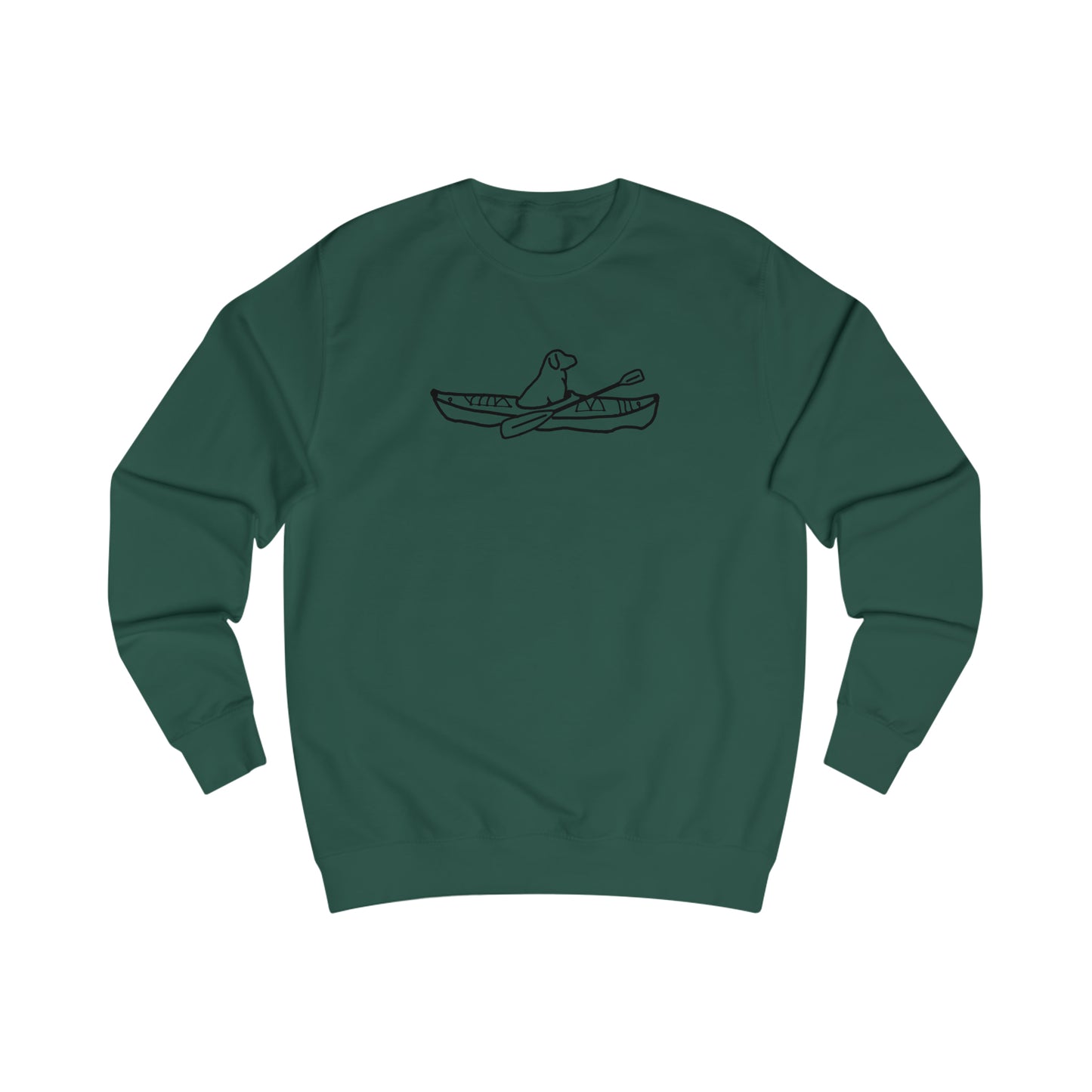 Manitowish Waters Kayak Dog - Men's Sweatshirt