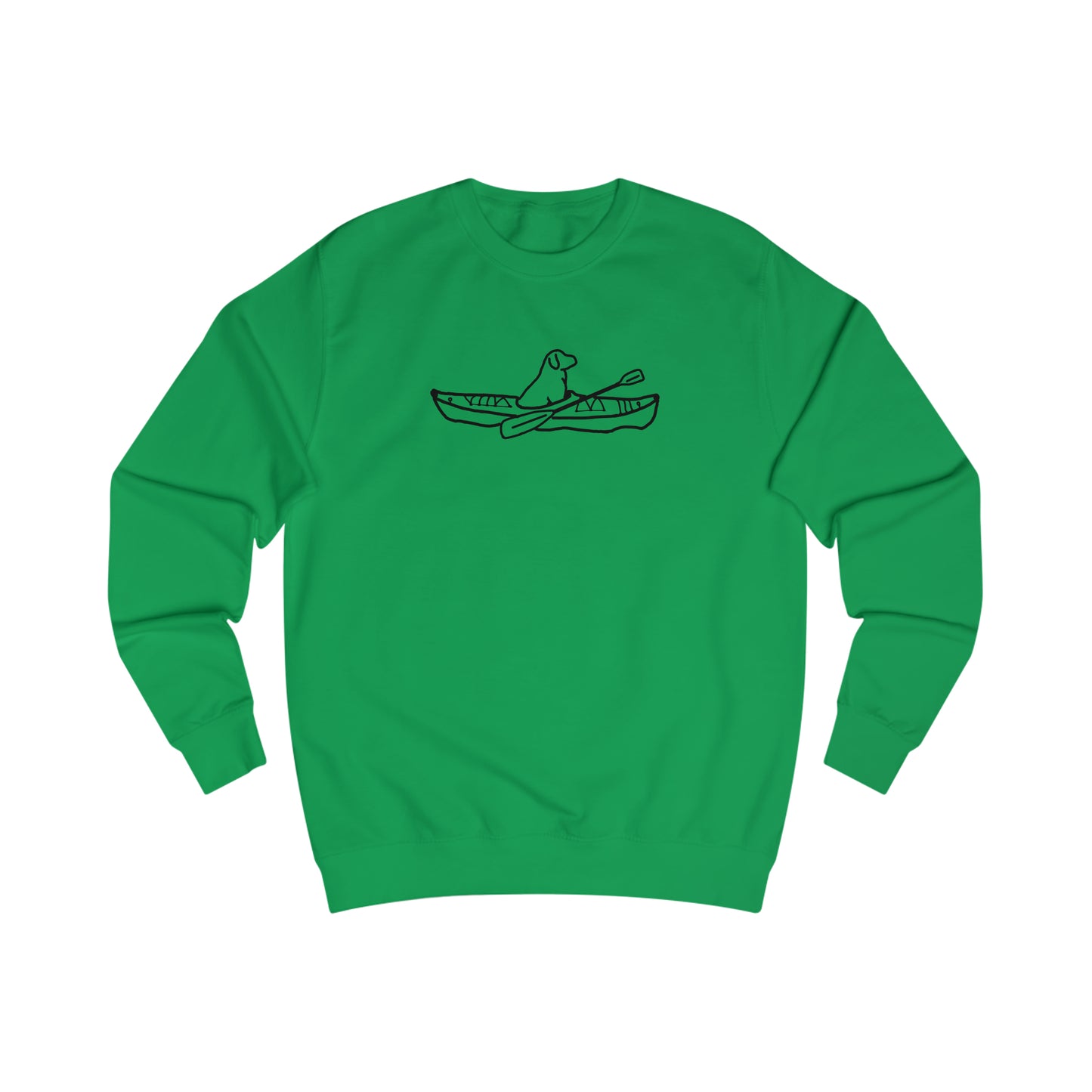Manitowish Waters Kayak Dog - Men's Sweatshirt