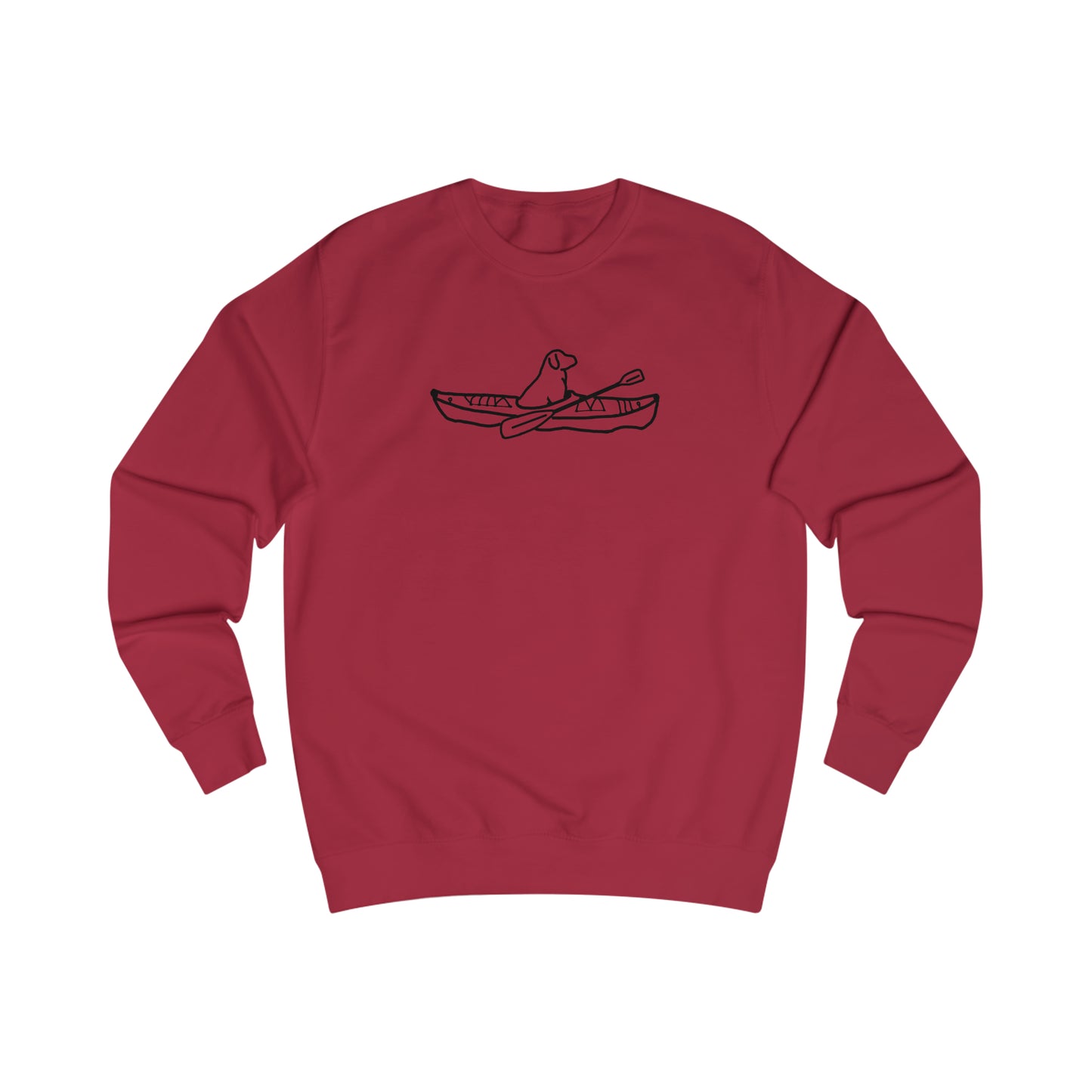 Manitowish Waters Kayak Dog - Men's Sweatshirt