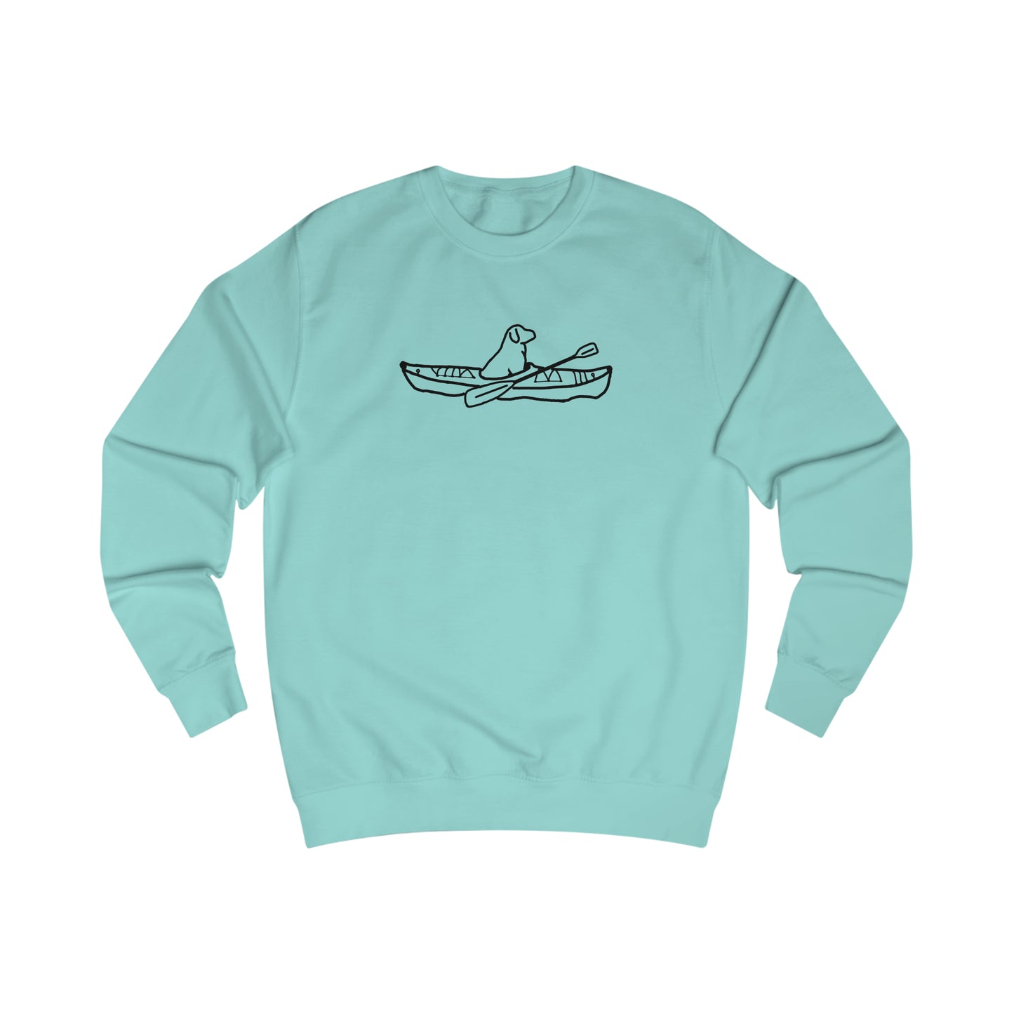 Manitowish Waters Kayak Dog - Men's Sweatshirt