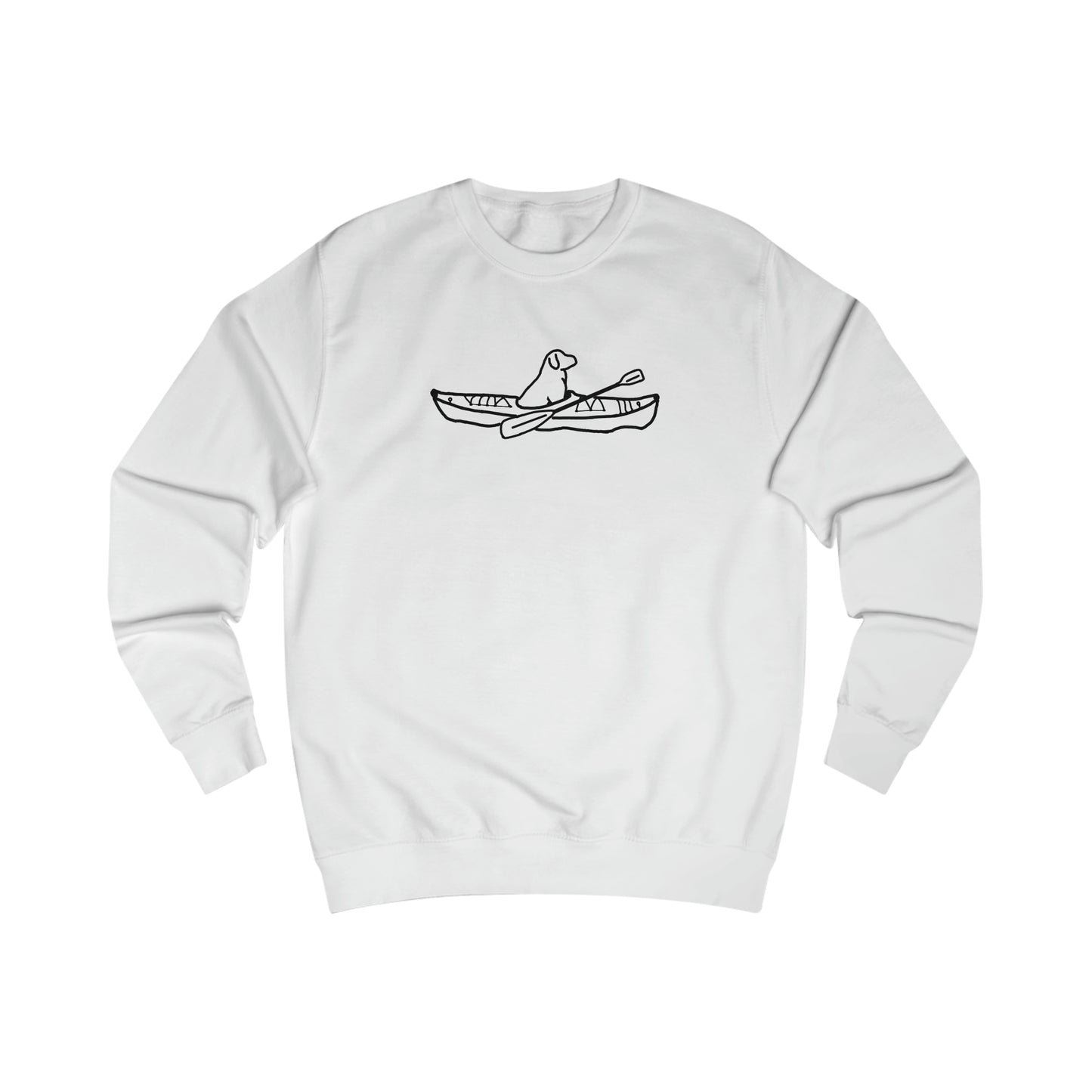 Manitowish Waters Kayak Dog - Men's Sweatshirt