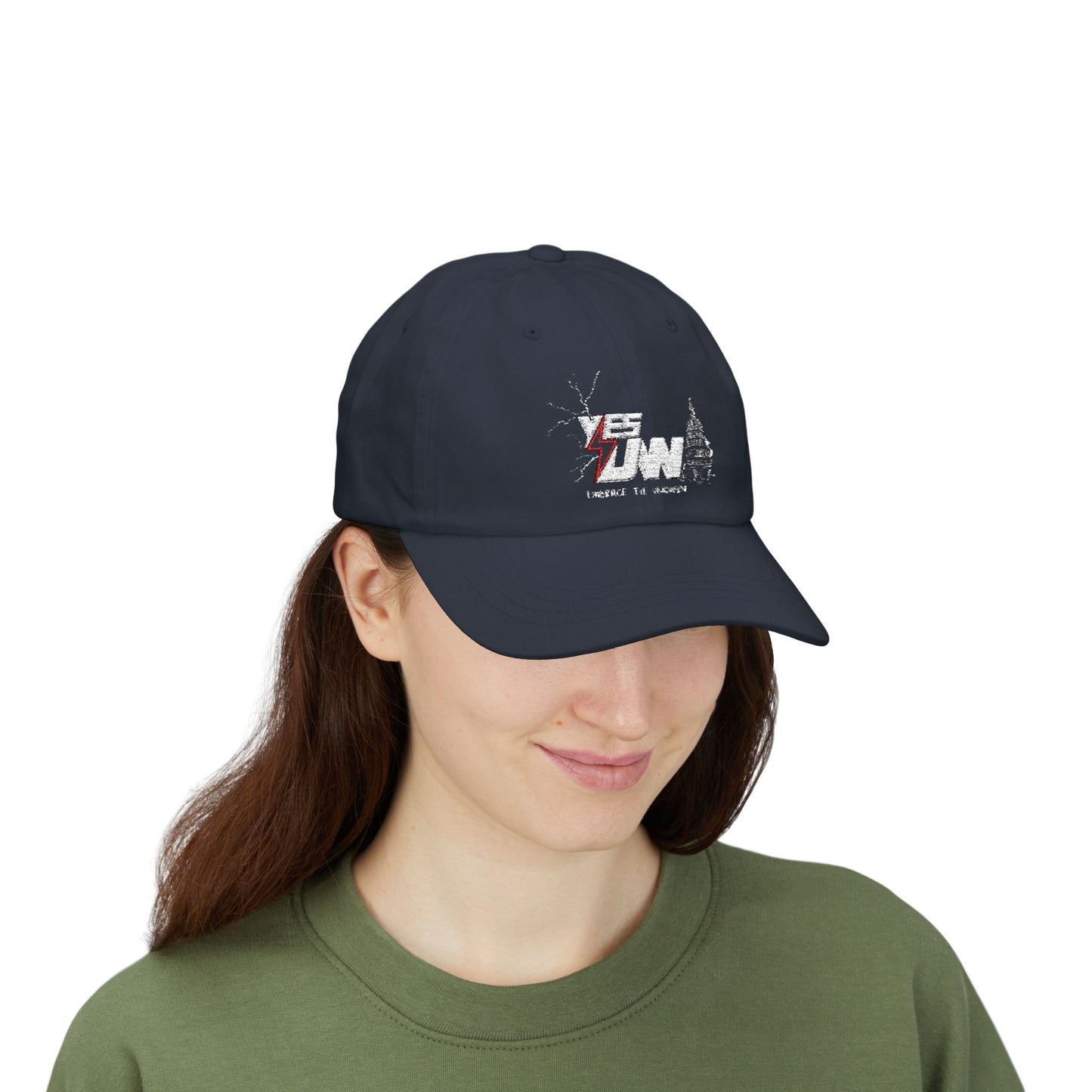 Yes UW Embroidered before edit Classic Cap
