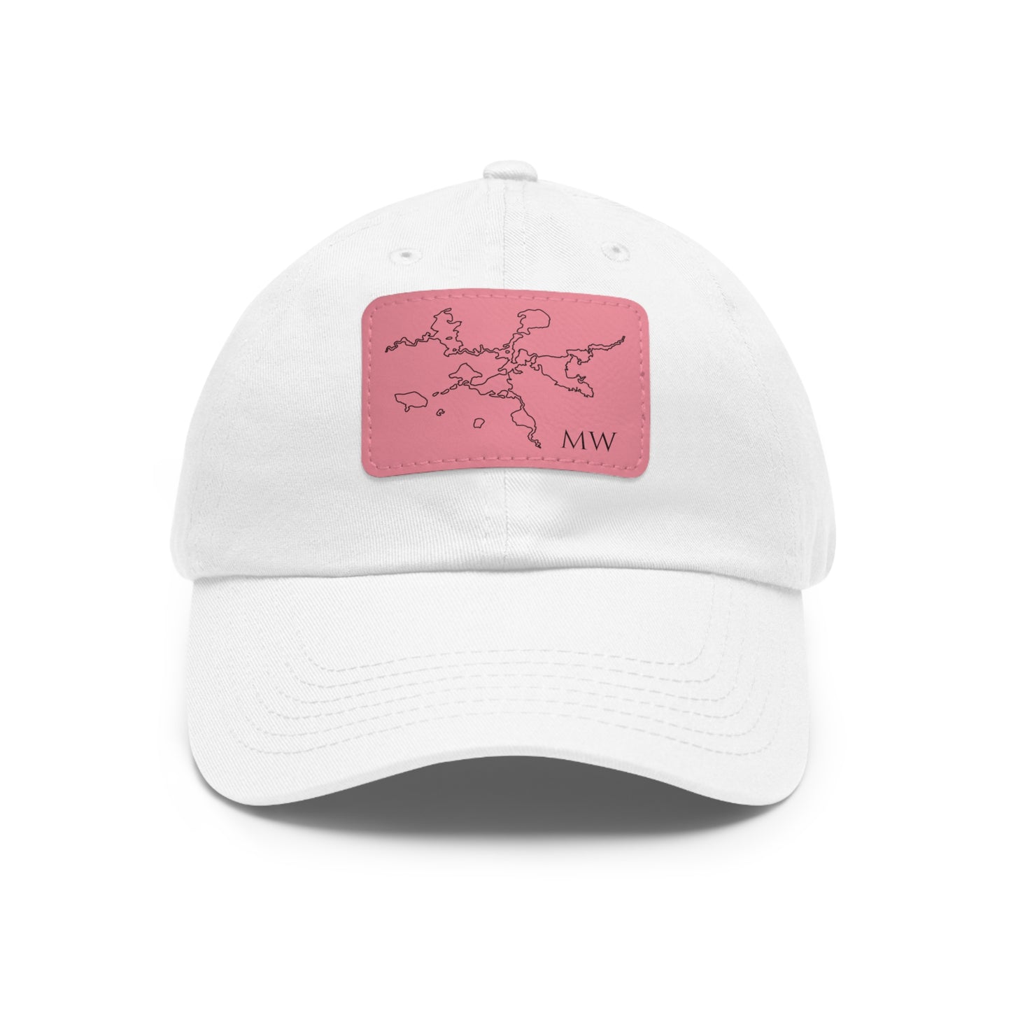 Mantowish Waters Embroidered Hat with Leather Patch