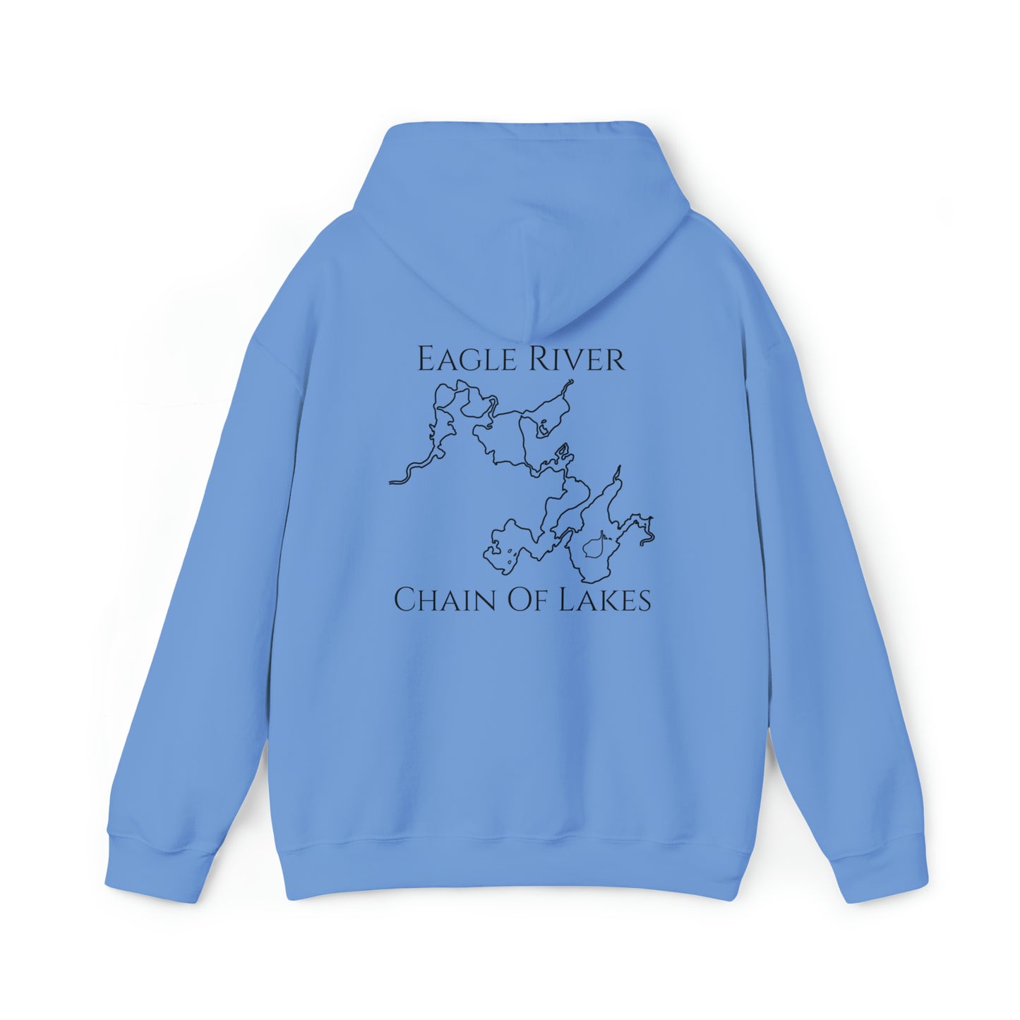 Eagle River Inner Tube Girl - Unisex Heavy Blend Hooded Sweatshirt