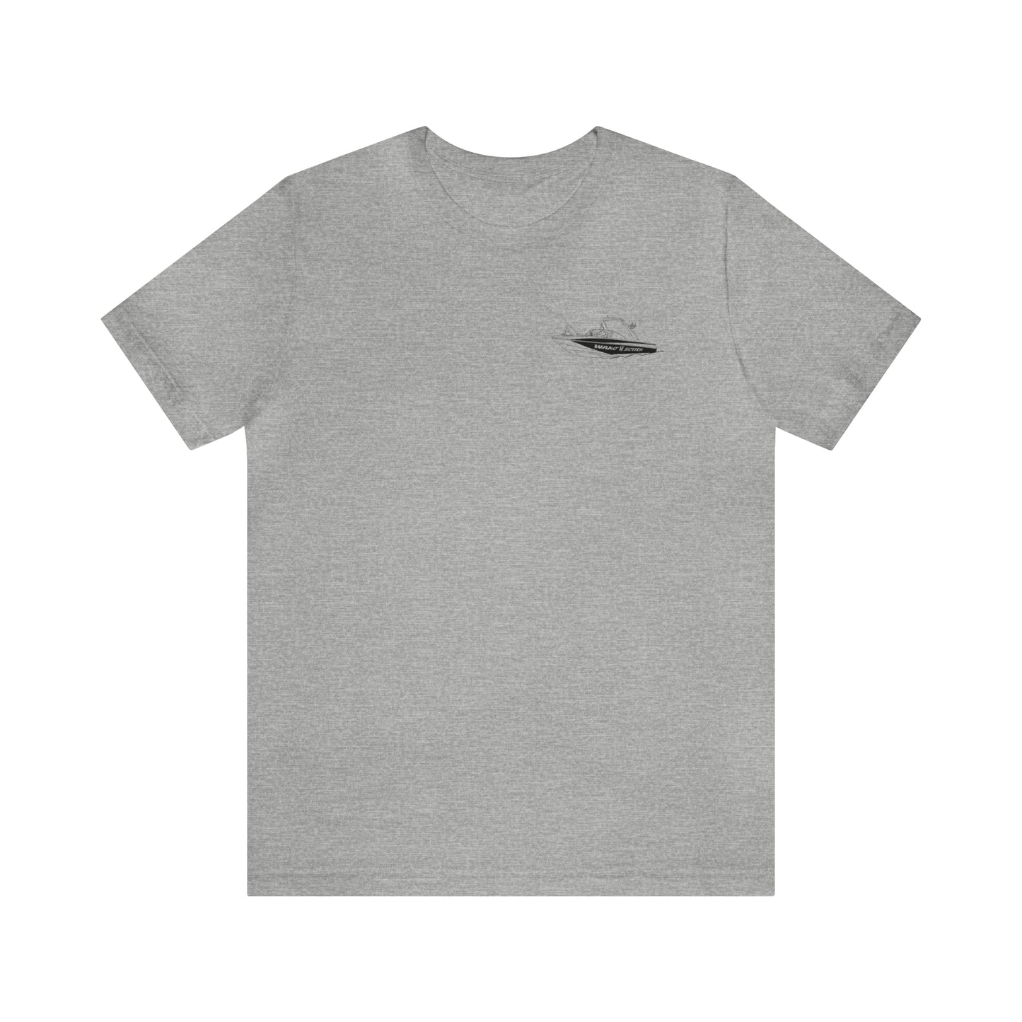 Okauchee Lake, Malibu Wakesetter - Unisex Lightweight Short Sleeve Tee