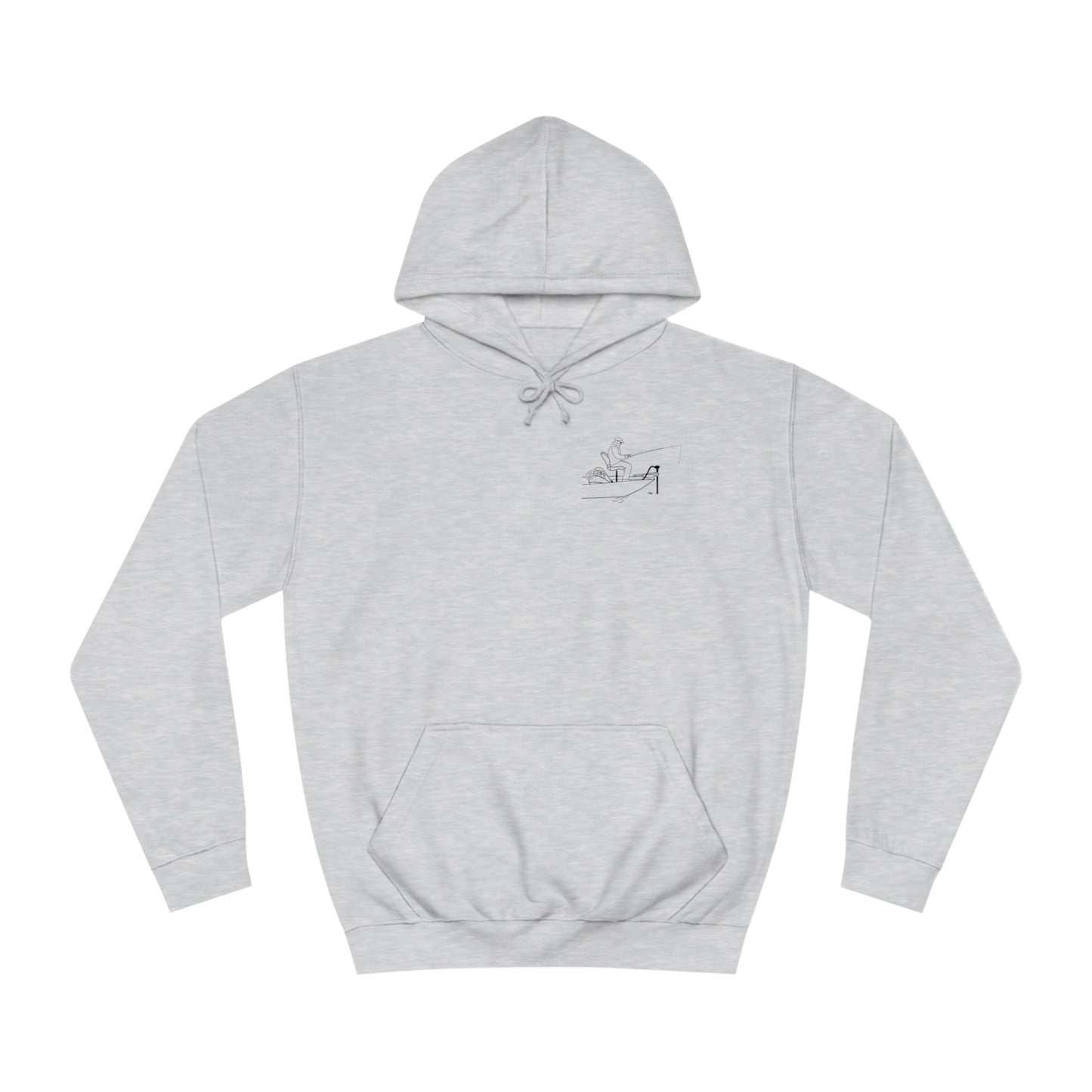 Trolling Motor Fishing Patch - Lac LaBelle Unisex Hoodie Medium Weight