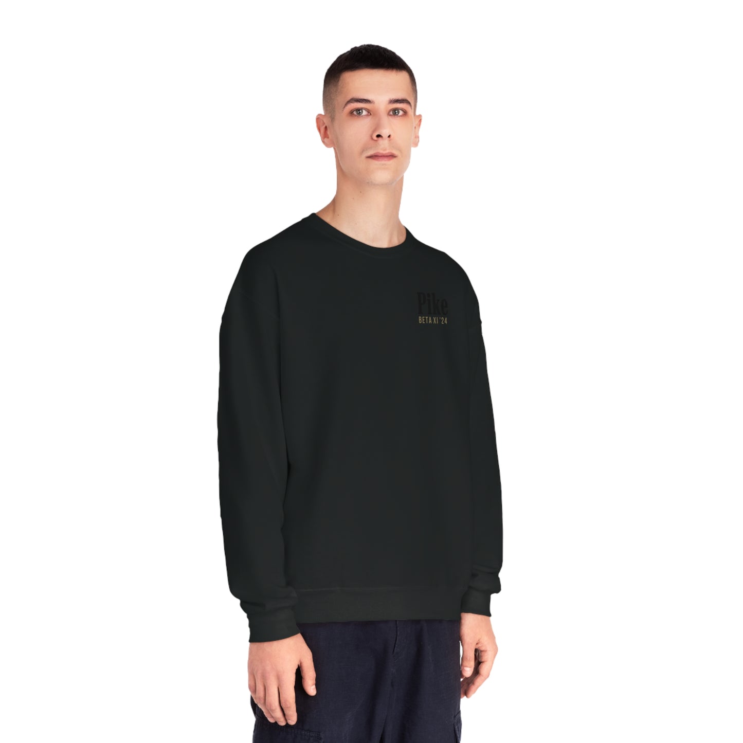 Pike Mockup 1 Crewneck Sweatshirt budwiser red