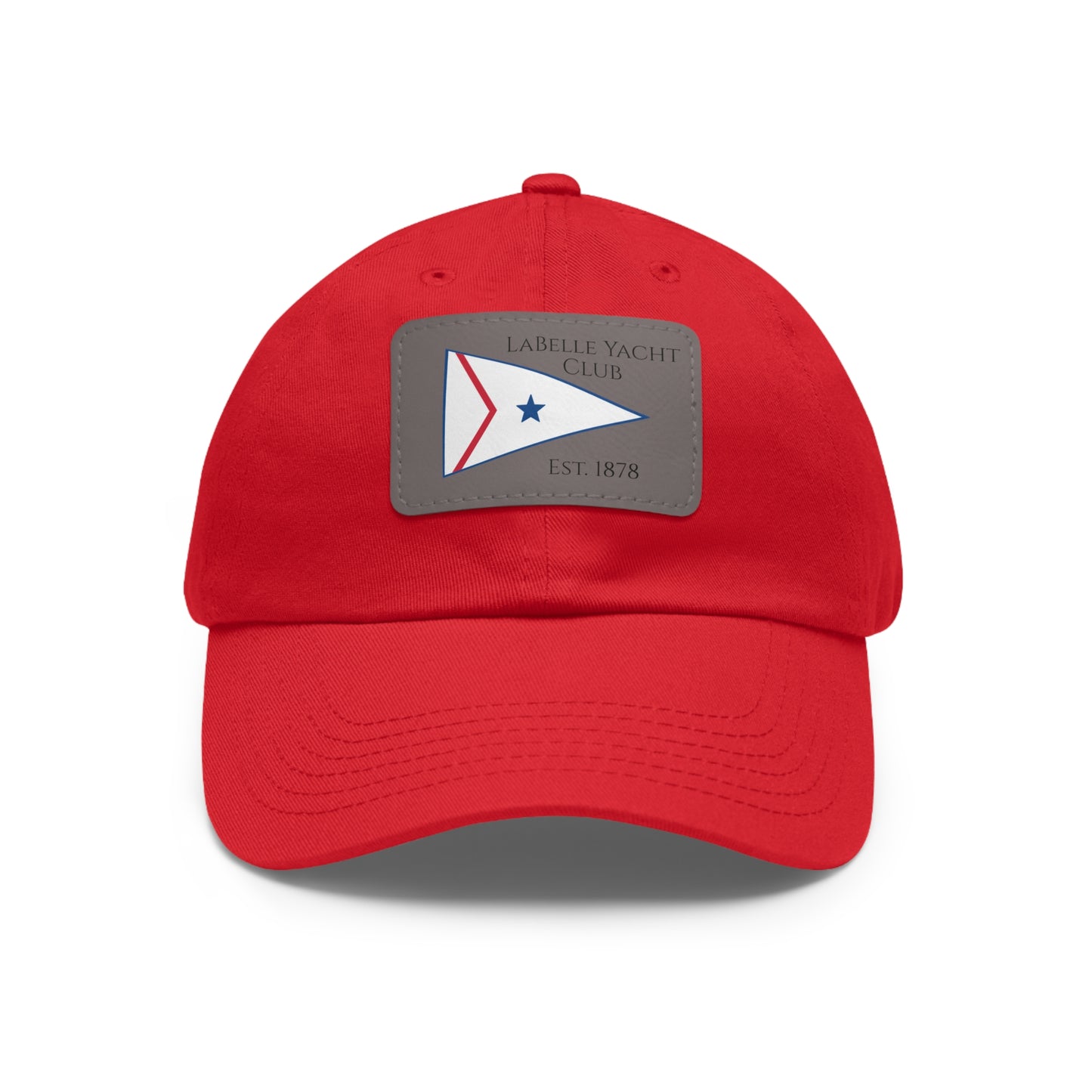 LaBelle Yacht Club Embroidered Hat with Leather Patch