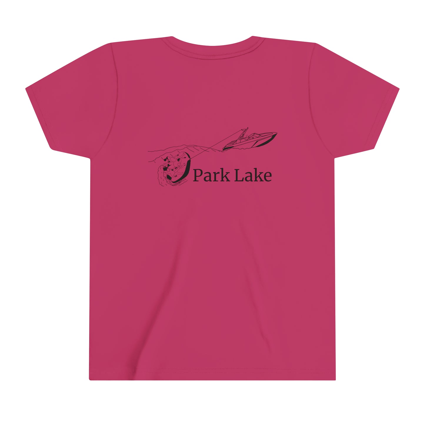 Tubing Behind Boat - Park Lake Youth Short Sleeve Tee
