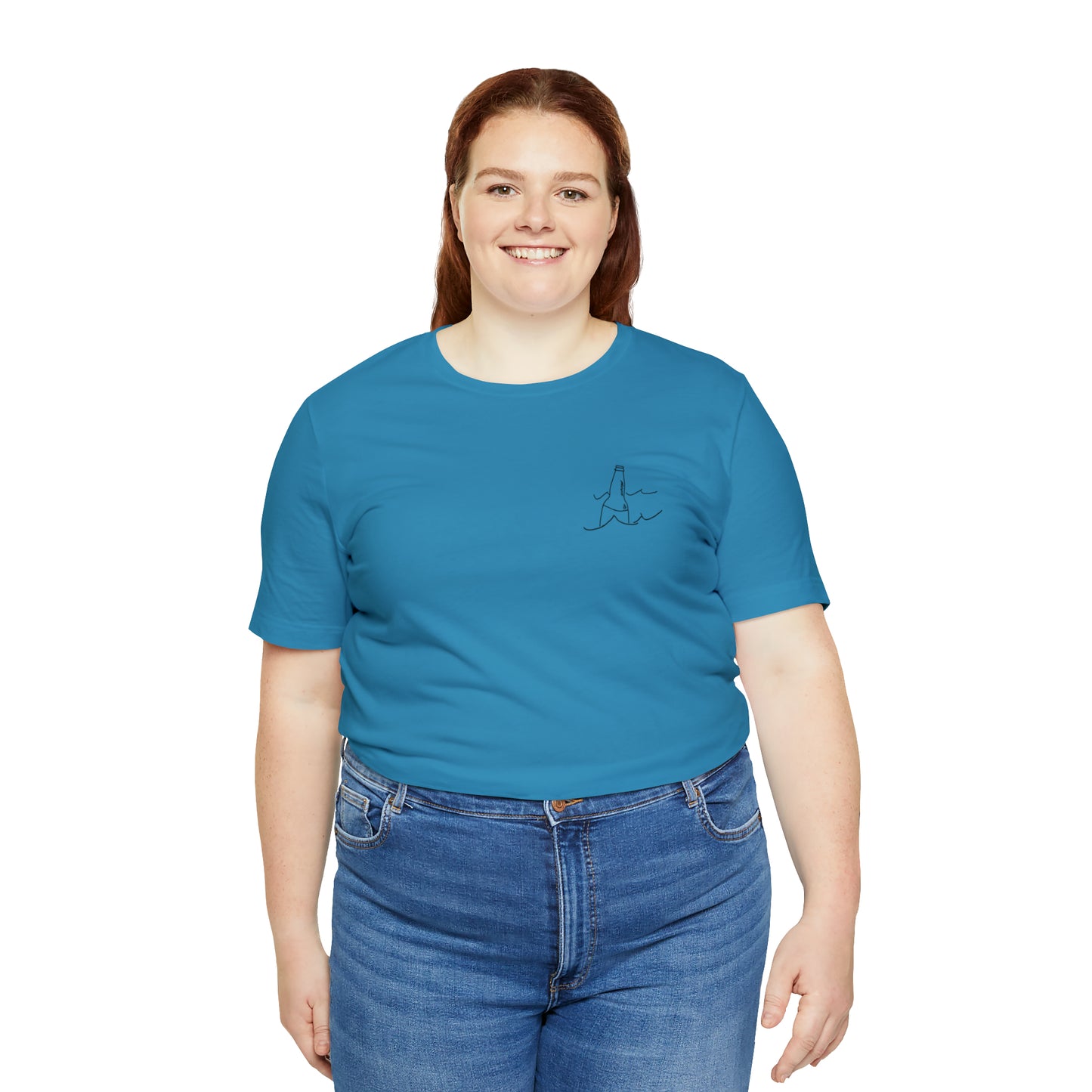 Bottle Patch - lac LaBelle Unisex Lightweight Short Sleeve Tee