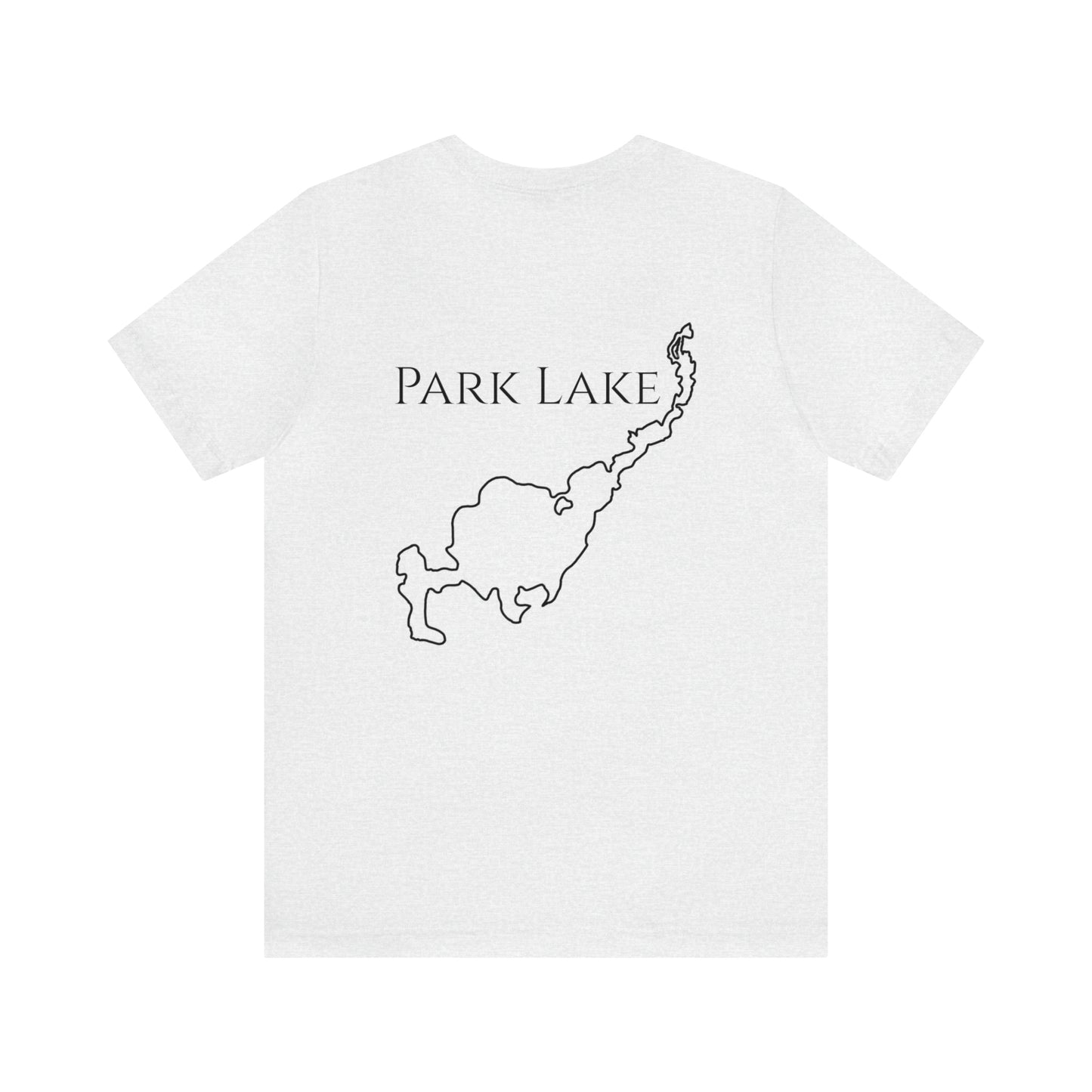 Paddle Board Female - Park Lake Unisex Lightweight Short Sleeve Tee