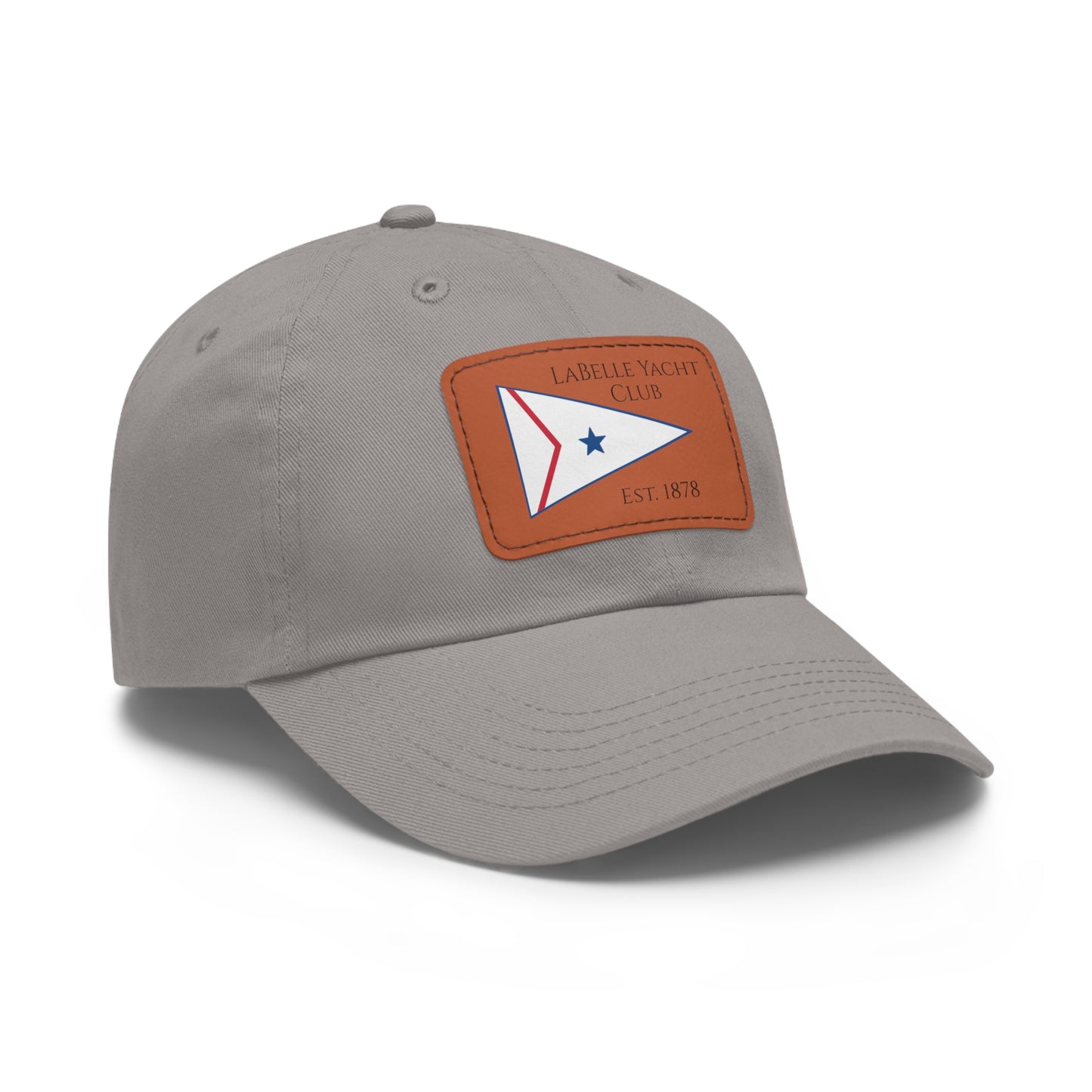 LaBelle Yacht Club Embroidered Hat with Leather Patch