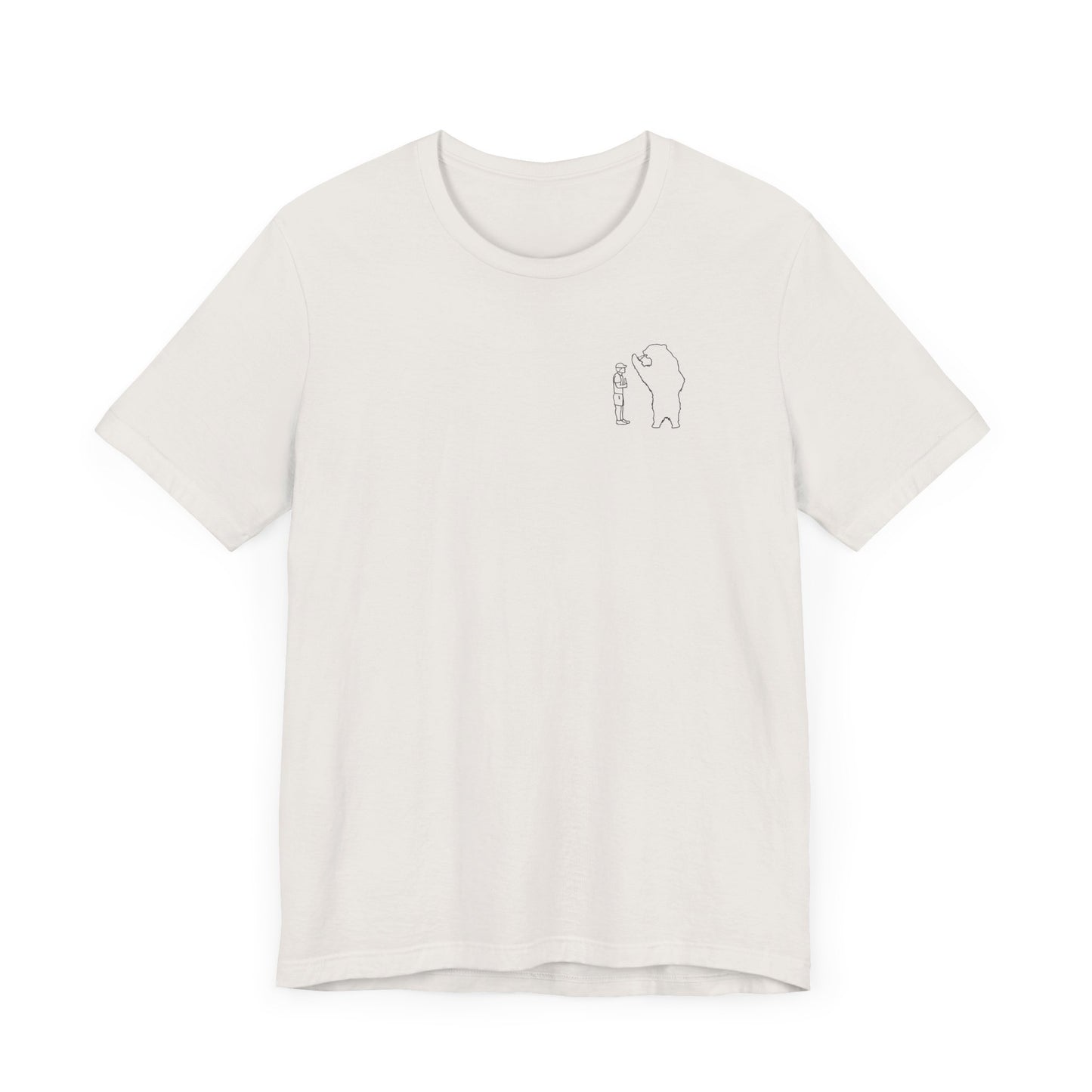 Papa Bear Yellowstone National Park Unisex Lightweight Short Sleeve Tee