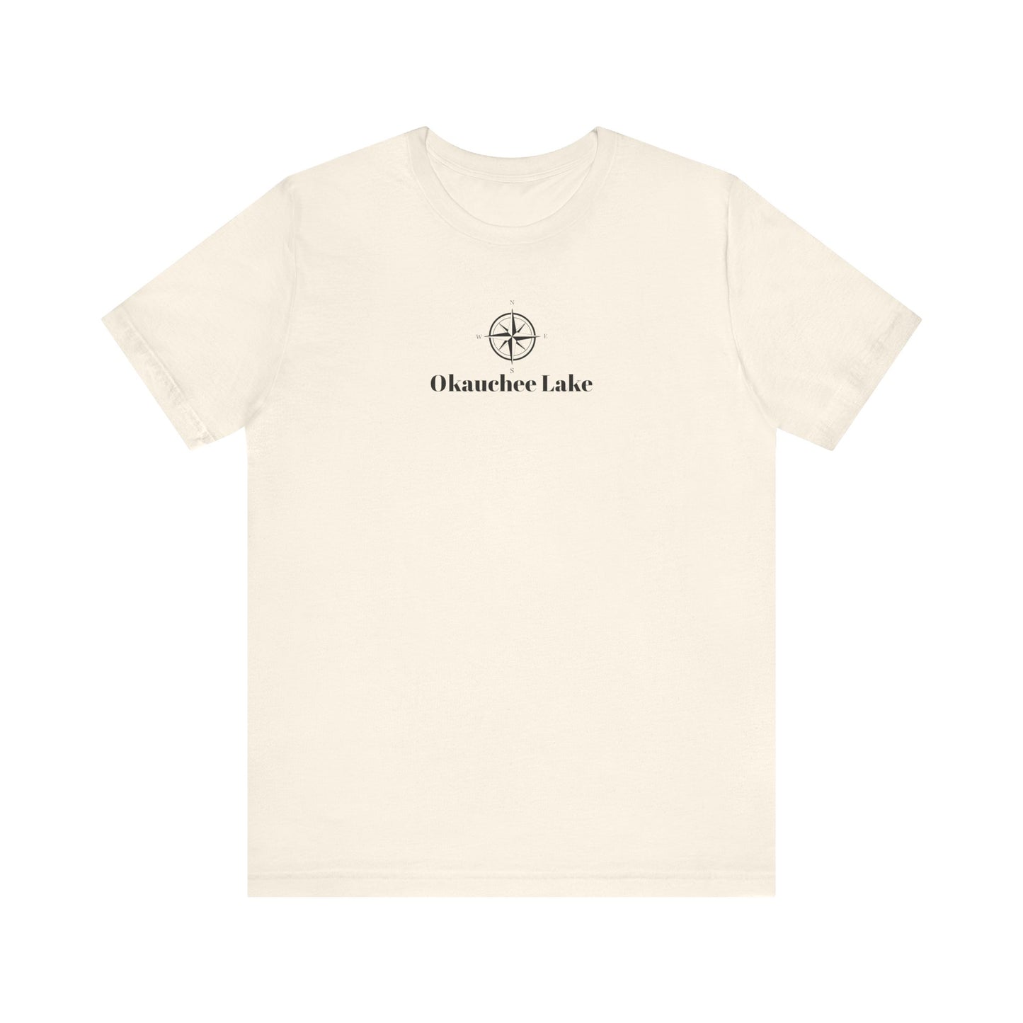 Okauchee Lake Compass Rose Unisex Lightweight Short Sleeve Tee
