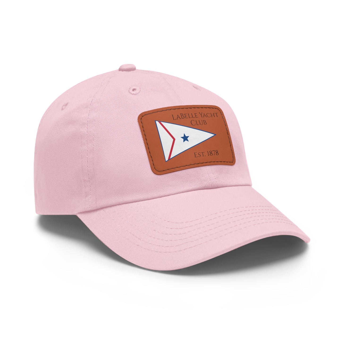 LaBelle Yacht Club Embroidered Hat with Leather Patch
