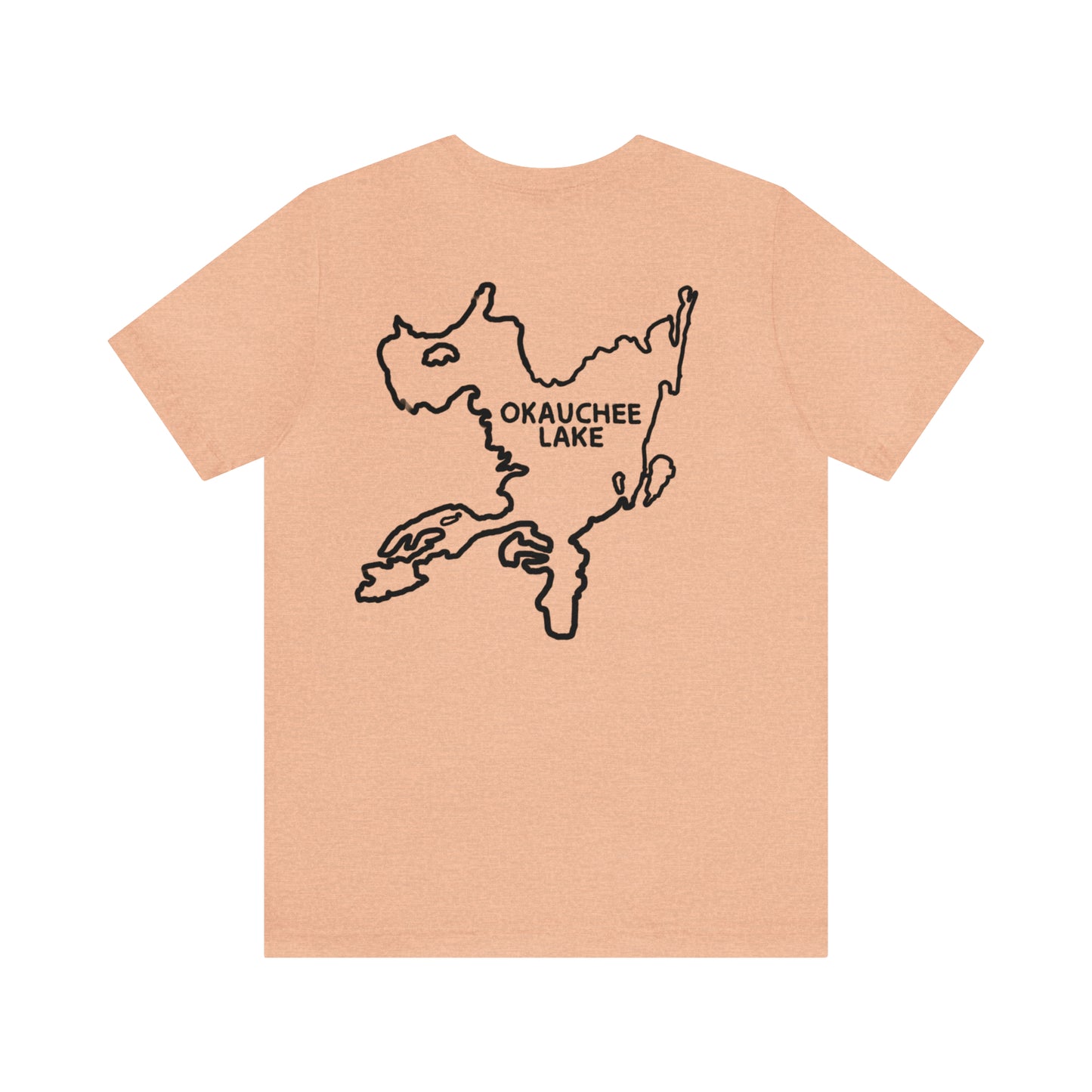 Okauchee Lake, Standup Jetski Fall - Unisex Lightweight Short Sleeve Tee