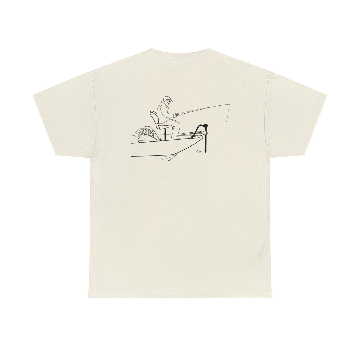 Okauchee Lake, Trolling Motor Fishing - Unisex Heavy Tee Shirt